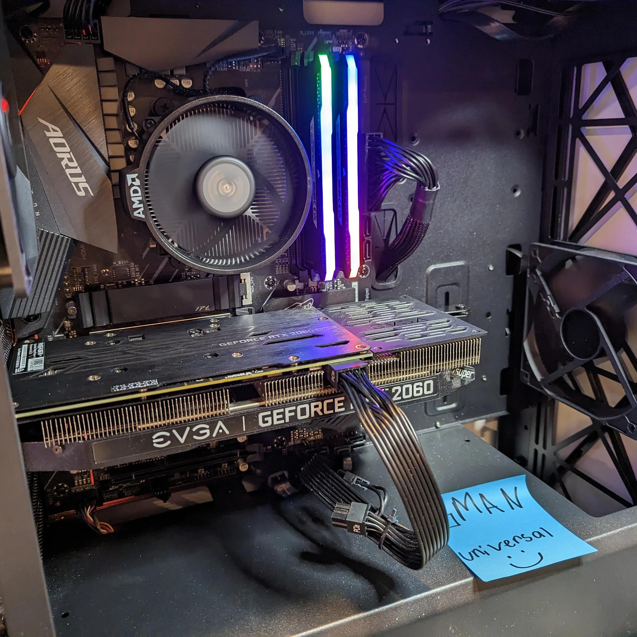 EVGA 2060 Super // AMD Ryzen 5 5600G // Corsair 16GB 3200MHz