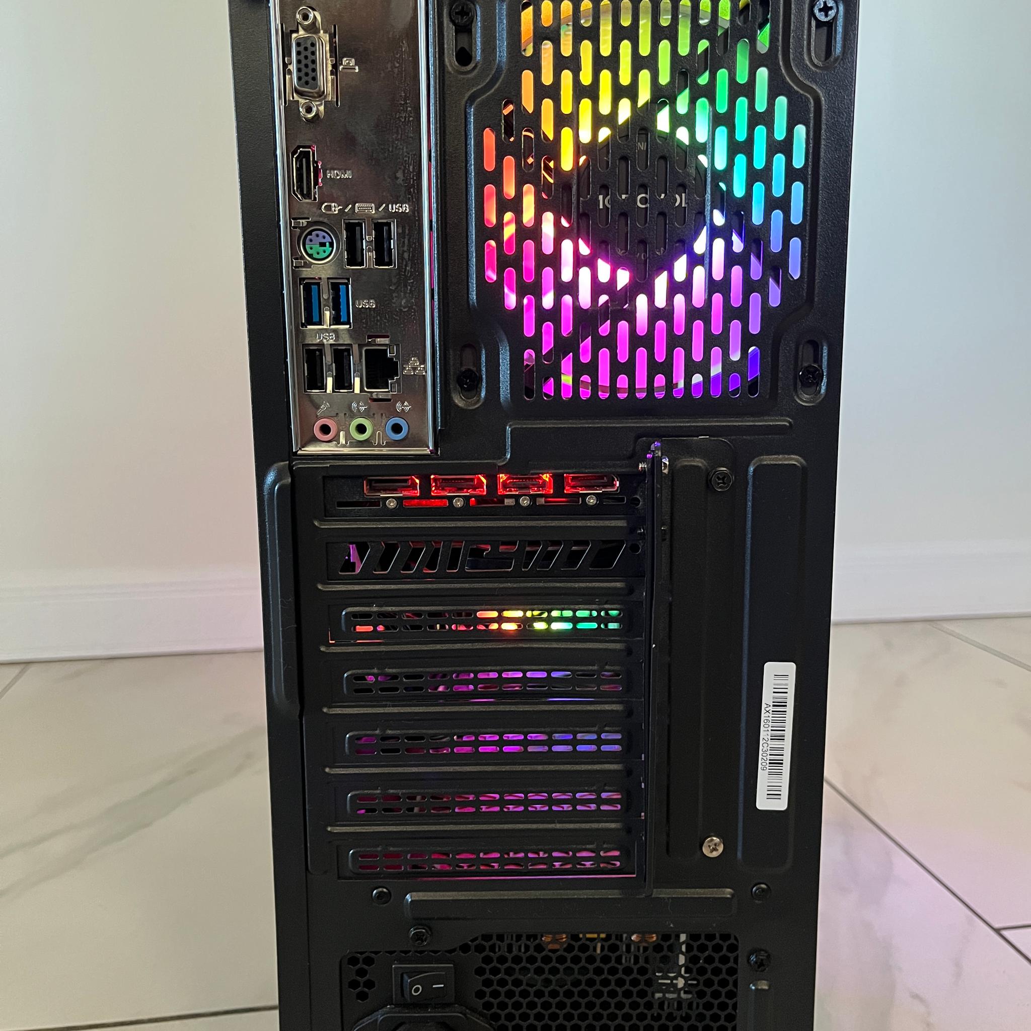 AMD RX 6600 XT, Intel Core i3-12100, 16GB RAM, 500 GB SSD, High FPS Gaming PC w/ Wi-Fi & Bluetooth
