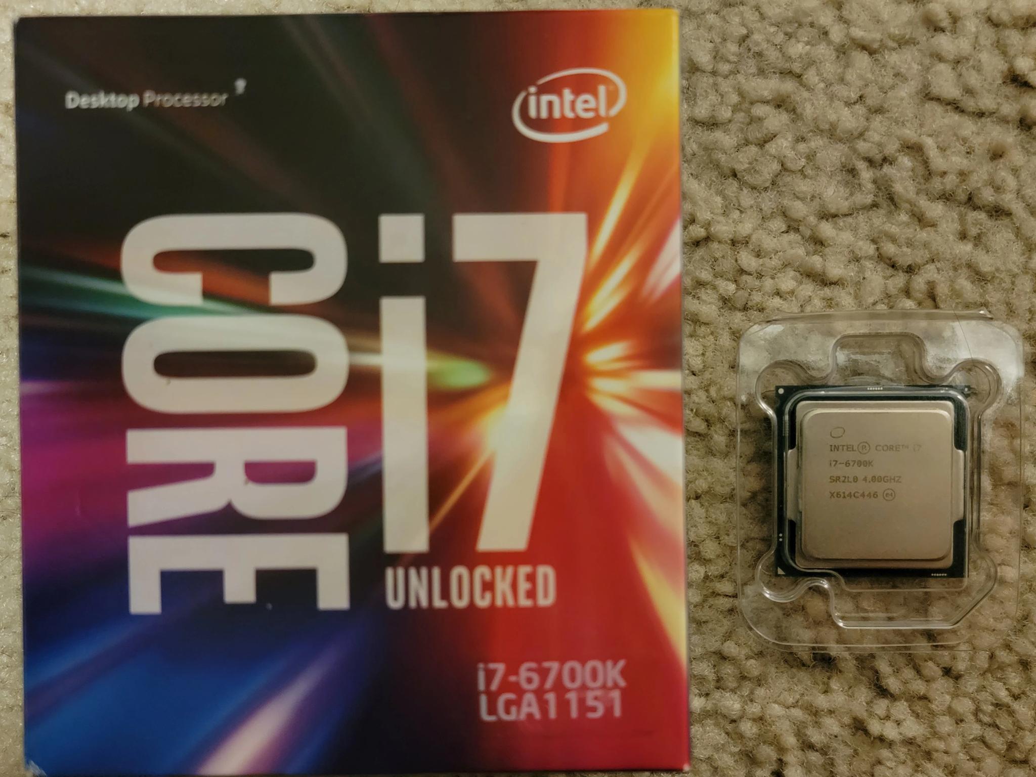 Intel Core i7-6700K LGA 1151 Quad-Core Processor With Original Box