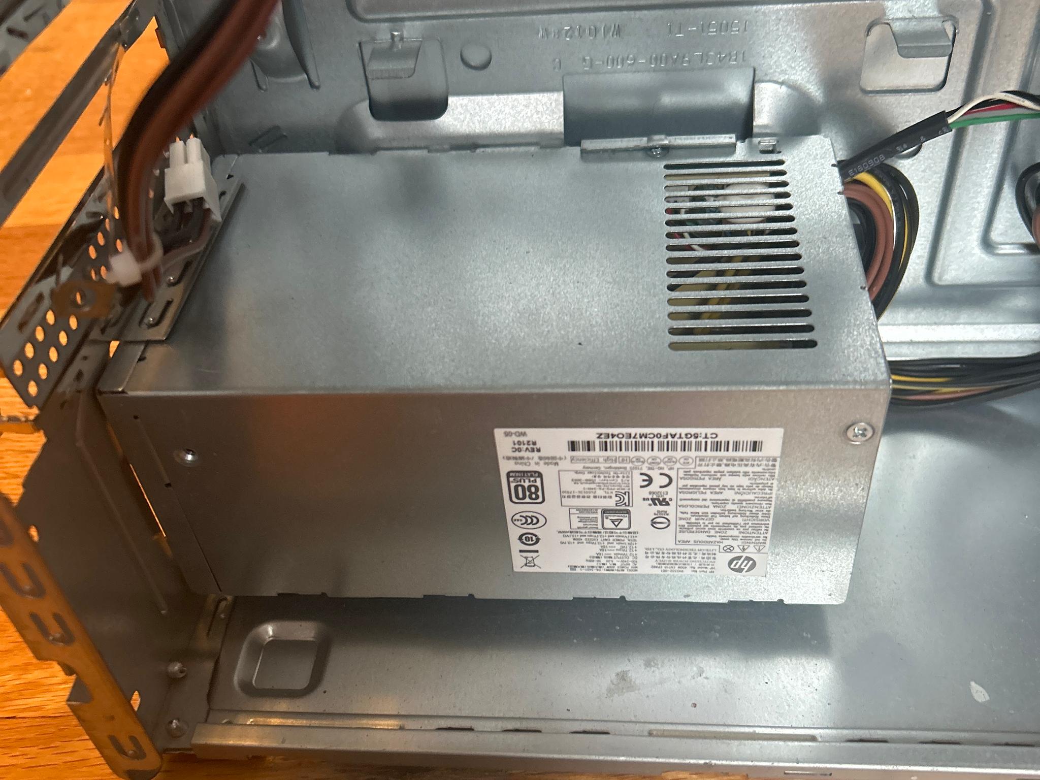 HP propeitary AM4 motherboard + case + PSU