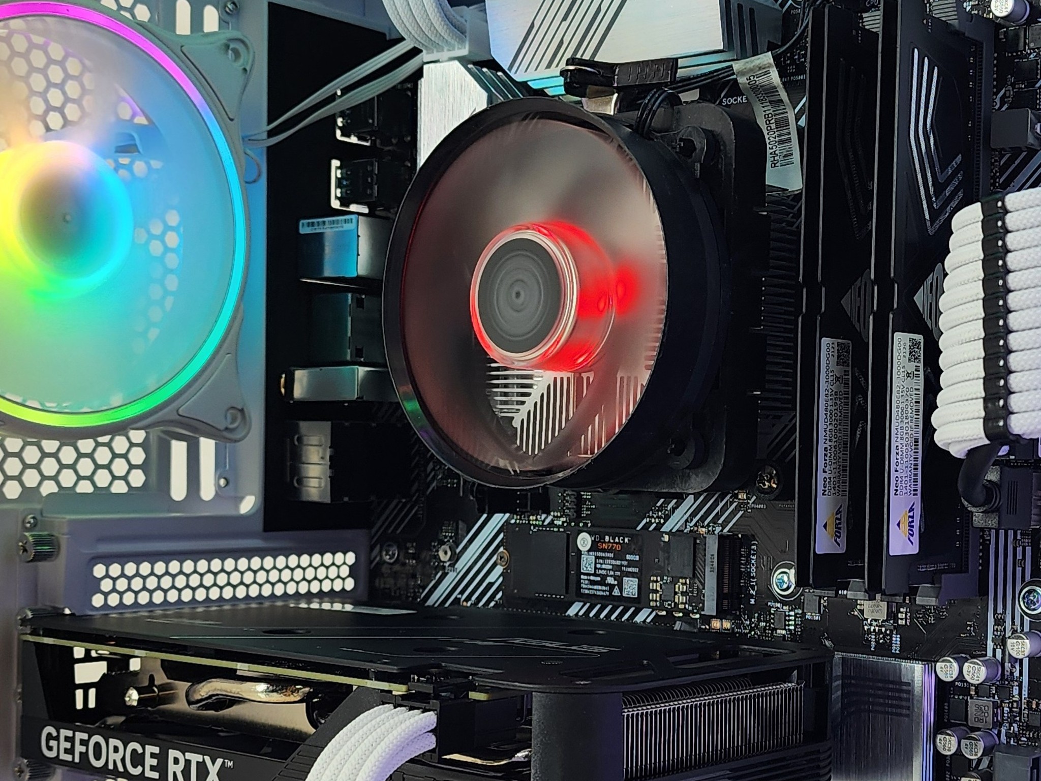 Gaming PC Ryzen 7 5700X 16GB RAM 500GB SSD RTX 4060 8GB Windows 11 Computer