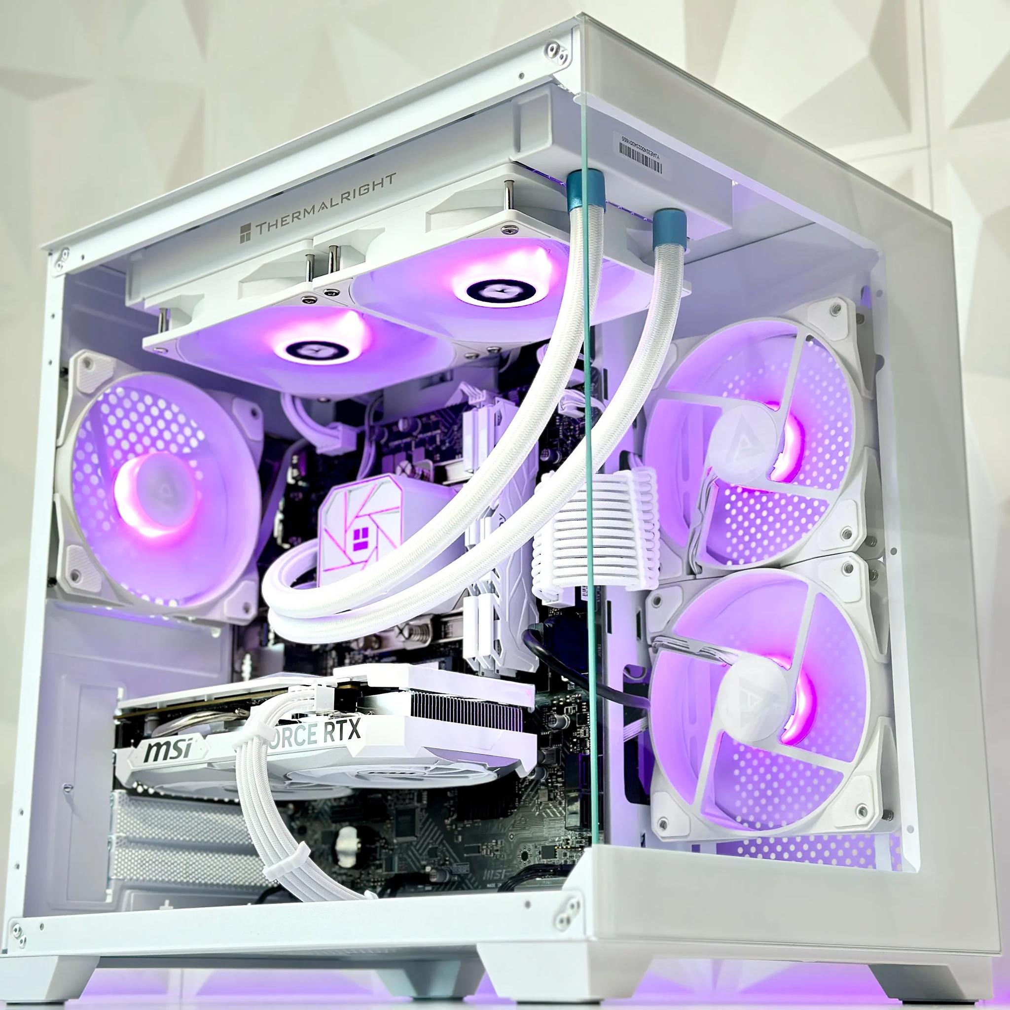 Liquid Cooled Gaming PC❄️Nvidia RTX 4060 8GB❄️Intel 13100F❄️16GB DDR4❄️1TB NVME