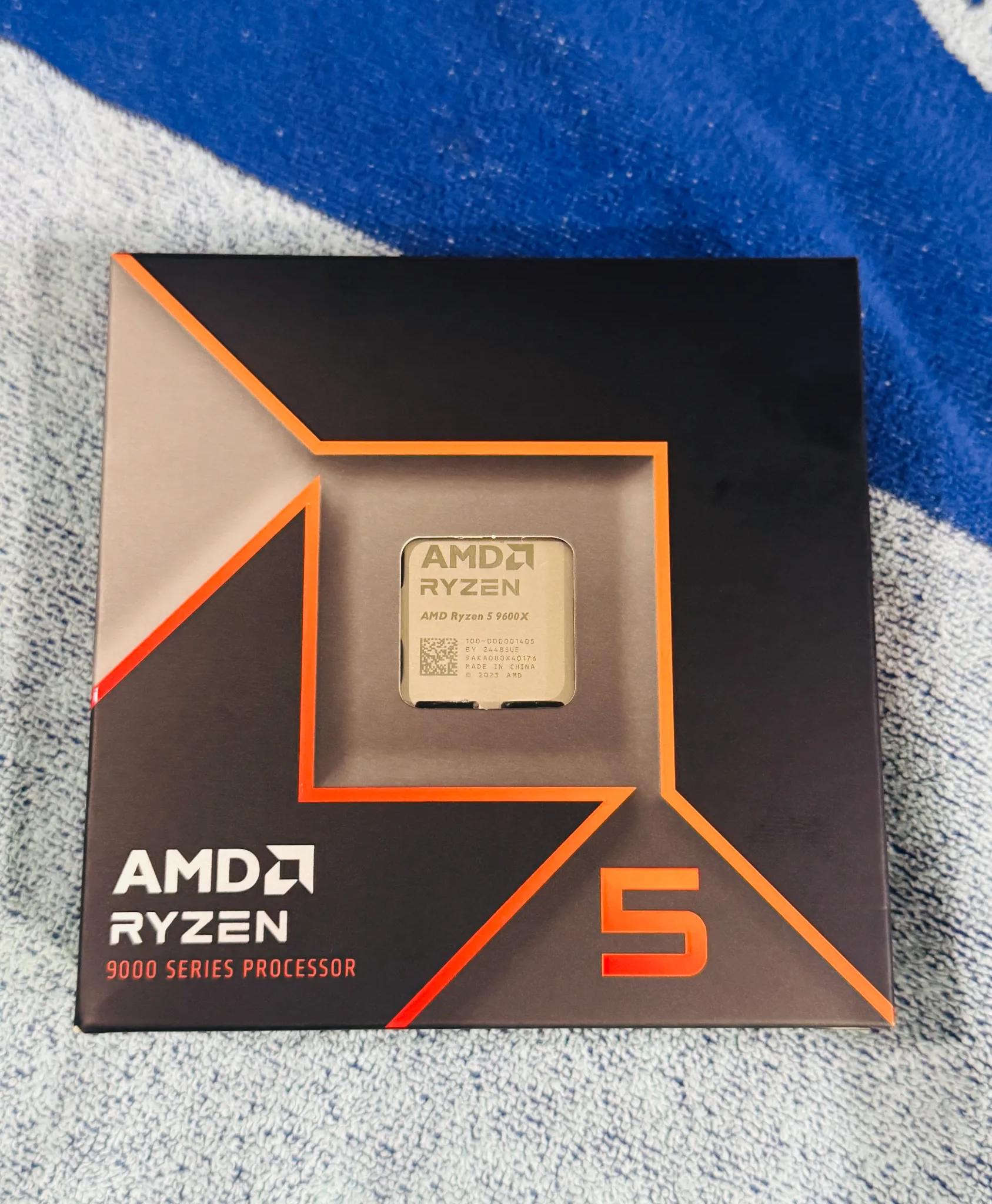 Ryzen 5 9600X AM5 CPU-Like New/Used only for 6 weeks - Includes Box/Orig. Packaging - Ships Fast