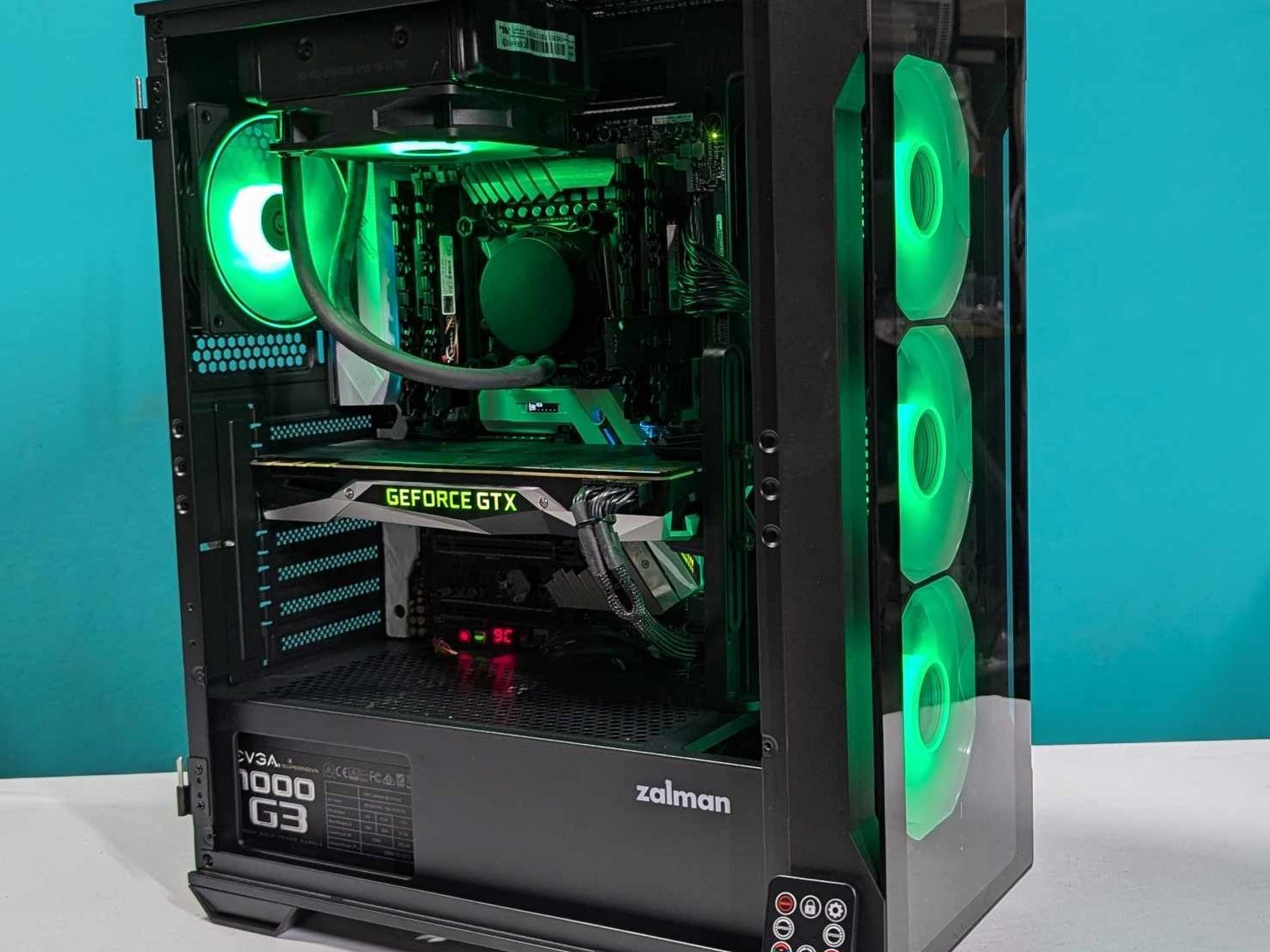UCW Ready to Play "Greenie" X299 Build (i7-7800X + GTX 1080ti 11GB + 32gb RAM) Free Ship!