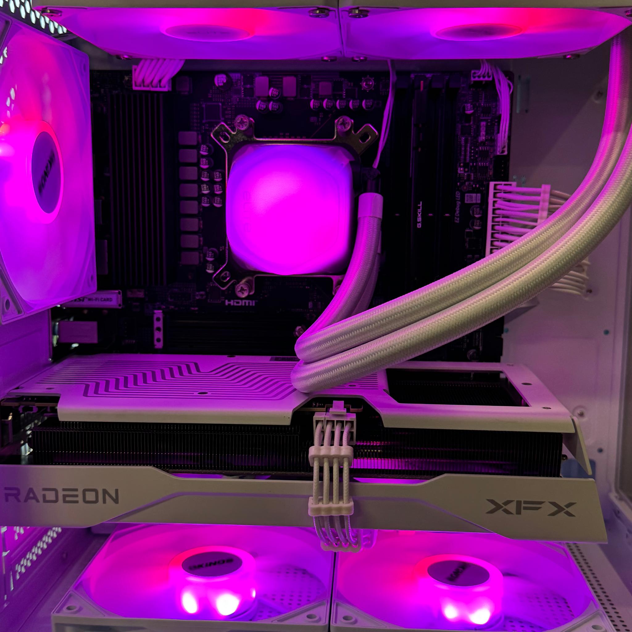 'ALL NEW PARTS' AM5 PC with AMD RYZEN 5 7500X3D & RX 9060XT 8GB