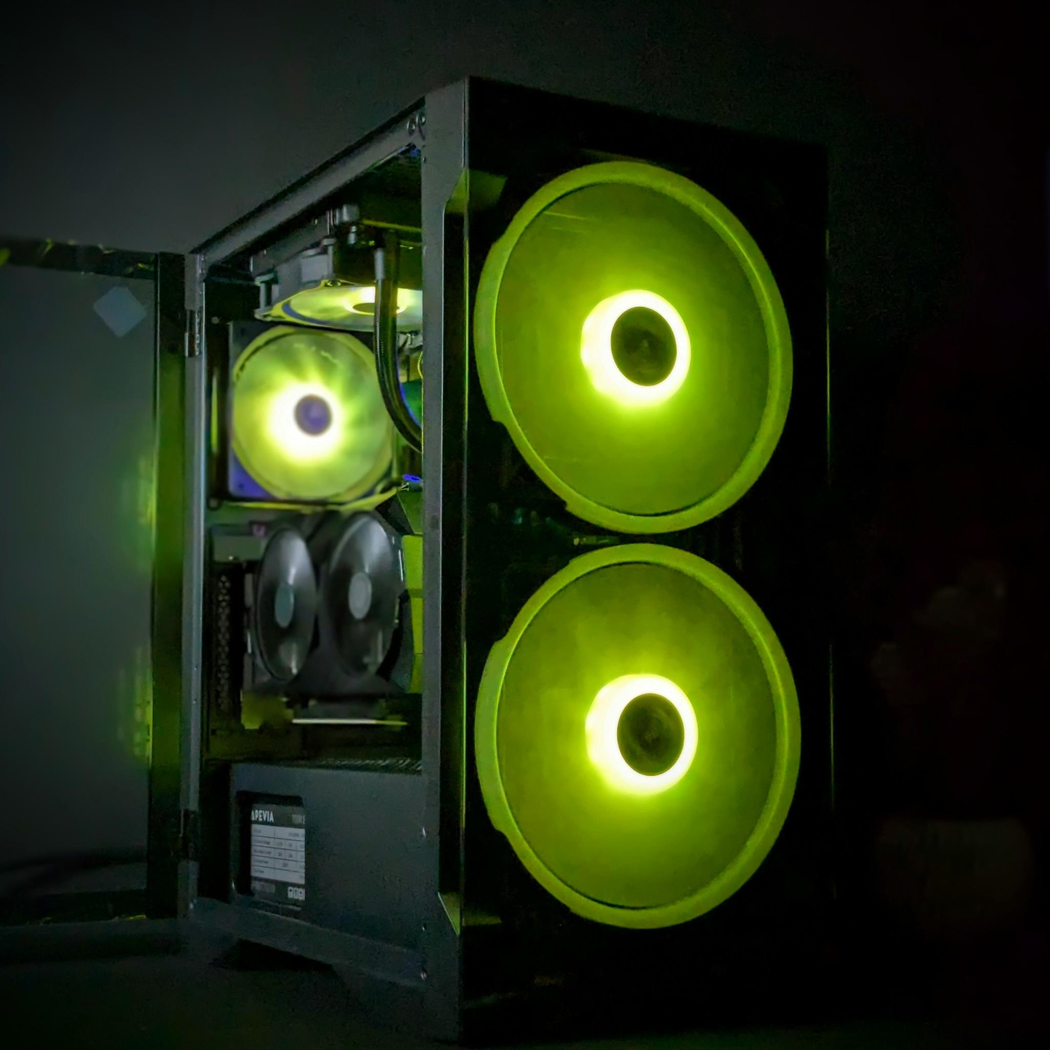 ⚫️🀄️Liquid-Cooled Beast▪️ RTX 4060▪️ I5-12400F@4.3GHz ▪️ 32GB RAM ▪️ 1TB NVMe SSD ▪️ Windows 11 Pro