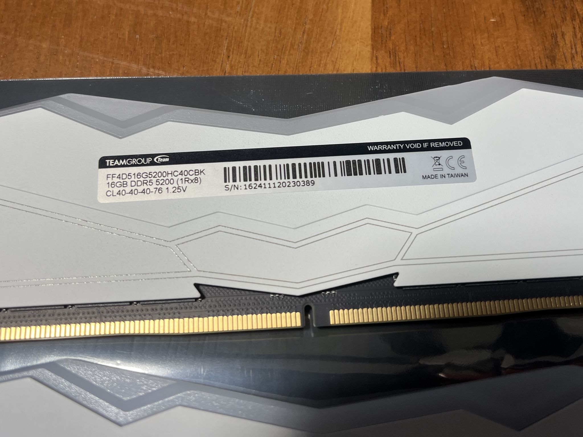 TEAMGROUP T-FORCE DELTA R 32GB (16GBx2) DDR5 5200MHz RAM (FF4D516G5200HC40CBK)