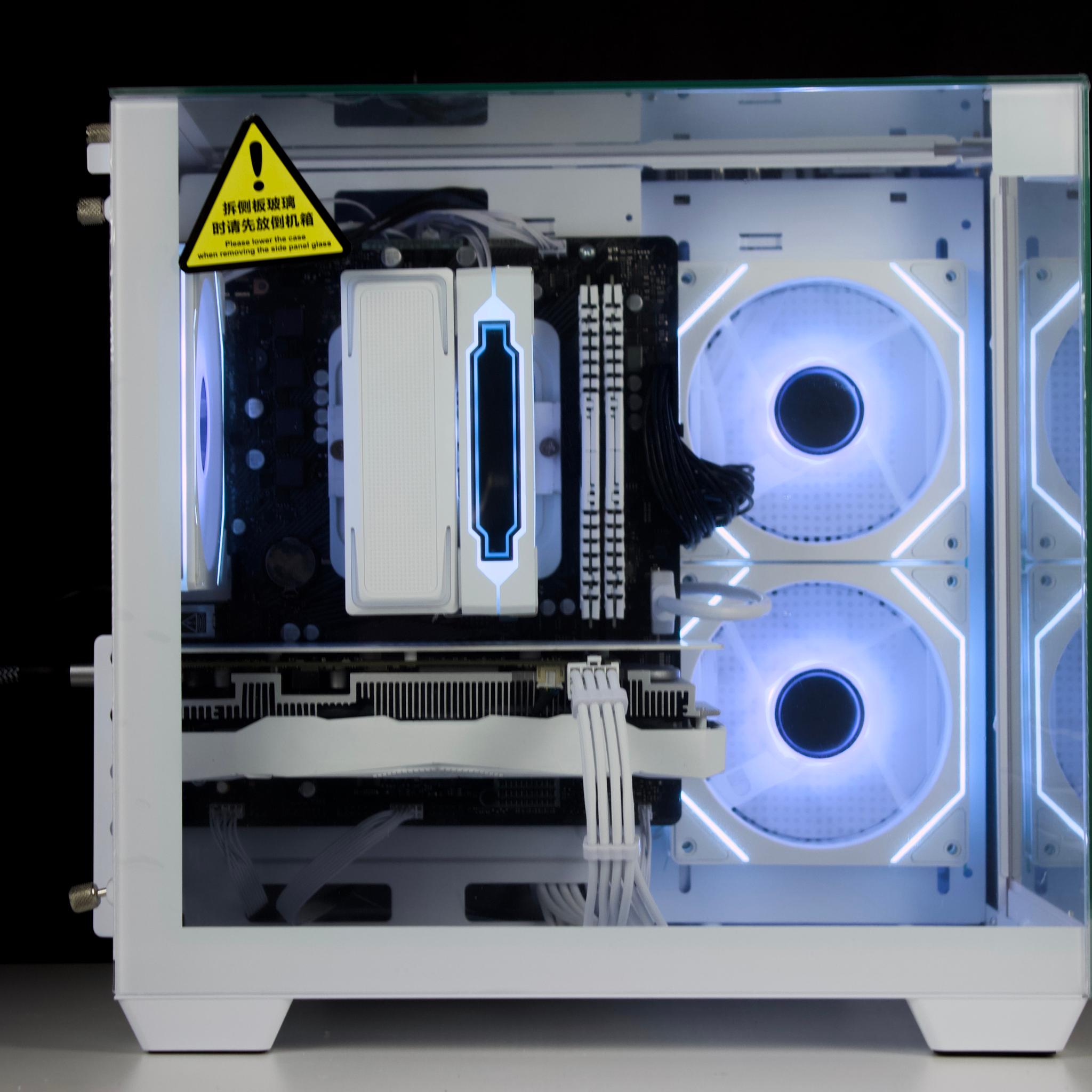 ❄️💎- Budget Whiteout PC | RTX 2060 Super, Ryzen 5 5500, 16GB White RAM, 1TB NVMe SSD ❄️💎