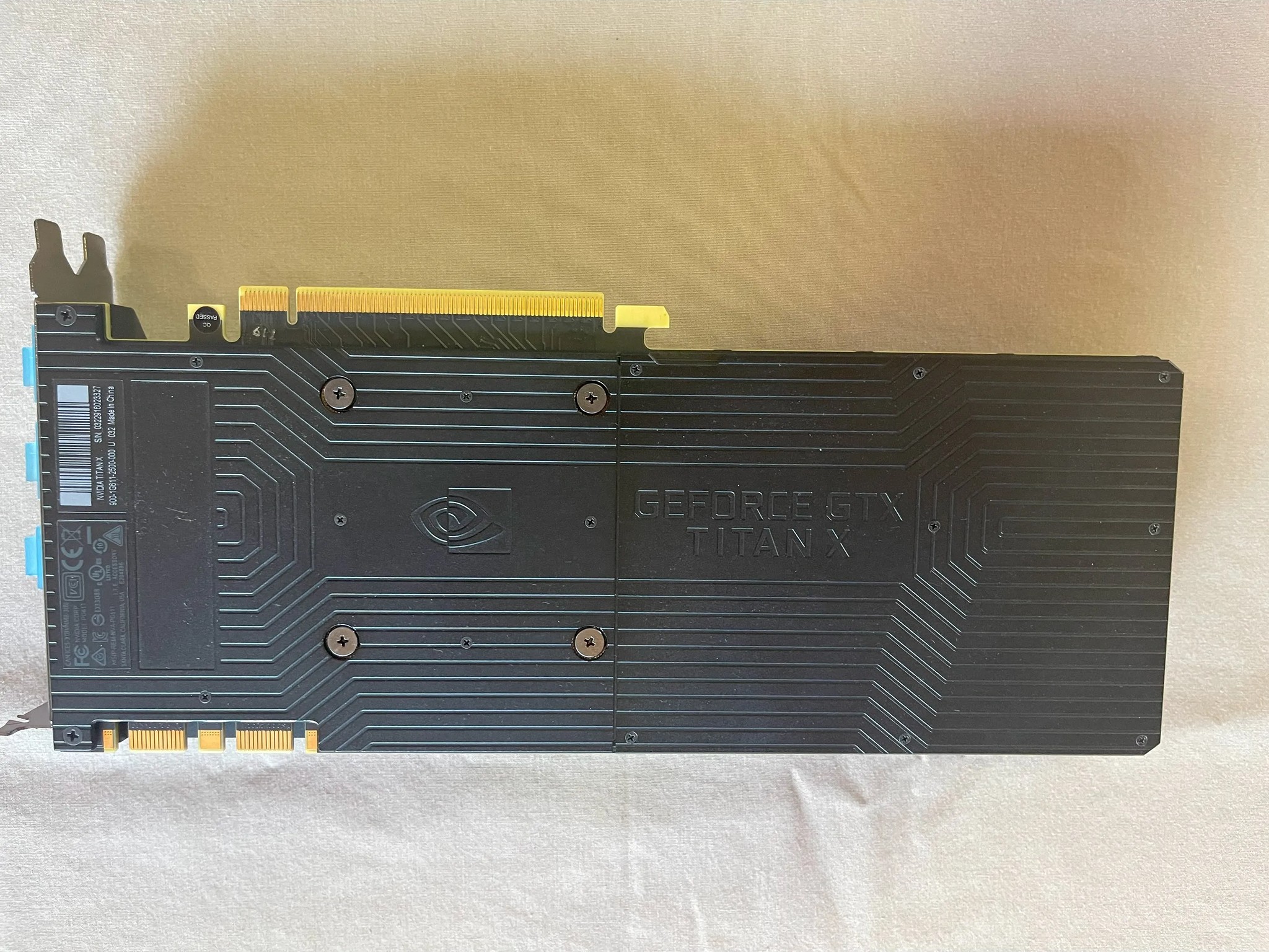 NVIDIA Titan X (Pascal) 12GB GDDR5X GPU