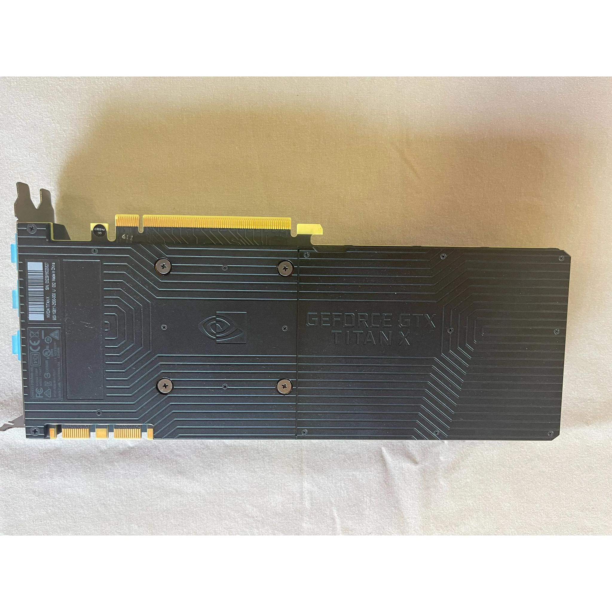 NVIDIA Titan X (Pascal) 12GB GDDR5X GPU