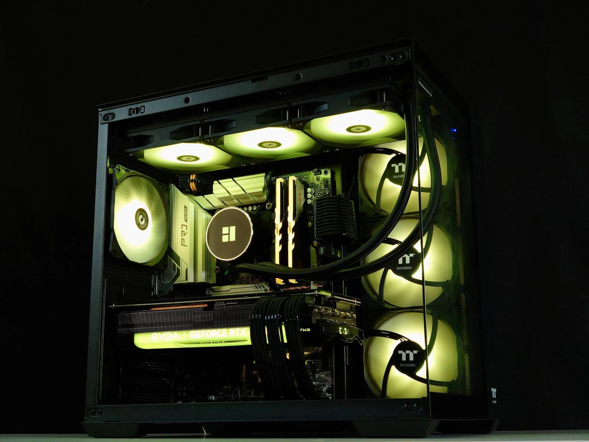 🌊Liquid Cooled Gaming PC❇️Nvidia RTX 3080 10GB❇️Intel i5 13600KF 14 core❇️32GB DDR4❇️1TB SSD