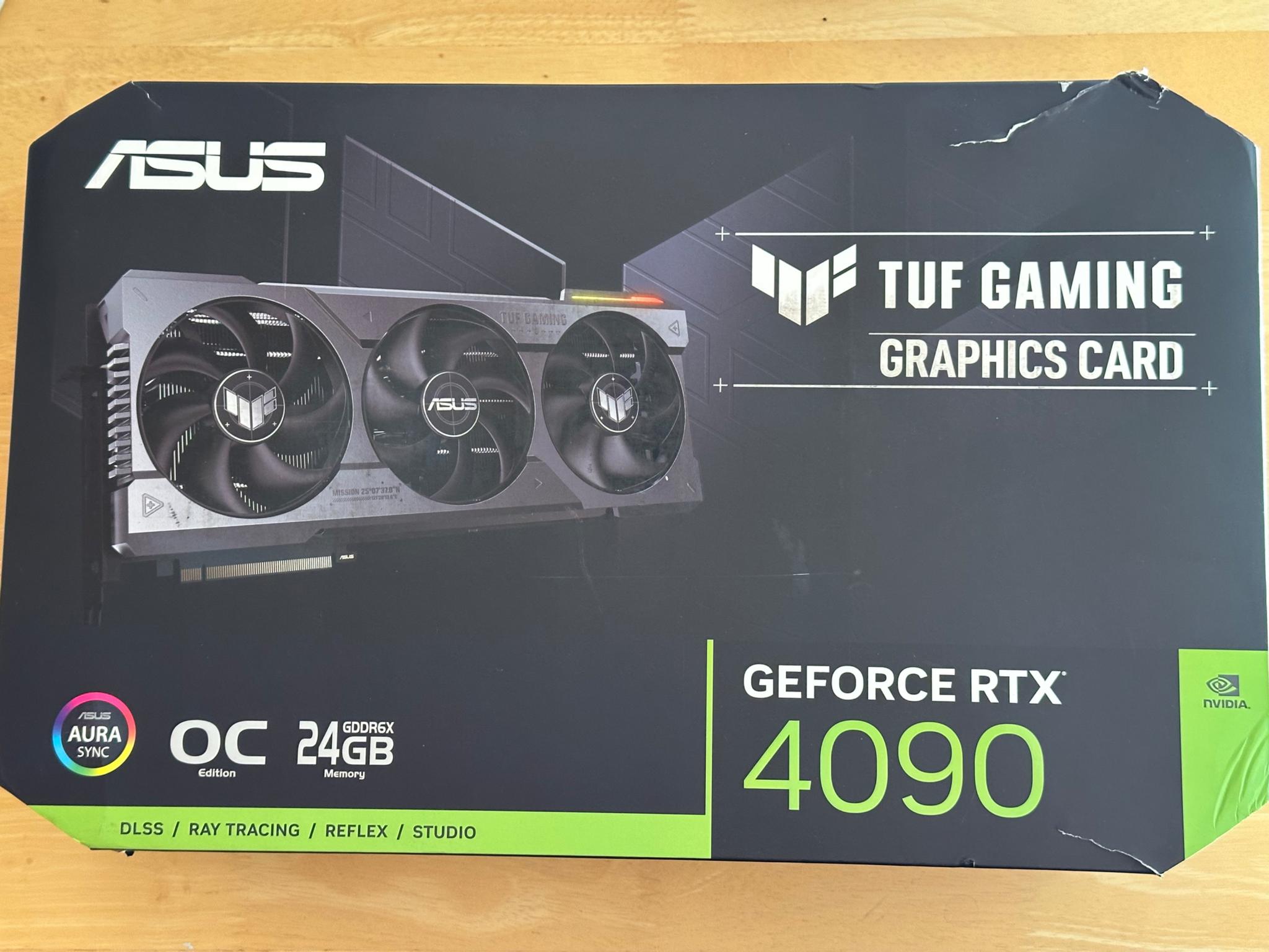 Asus RTX 4090 Tuf OC 24 GB