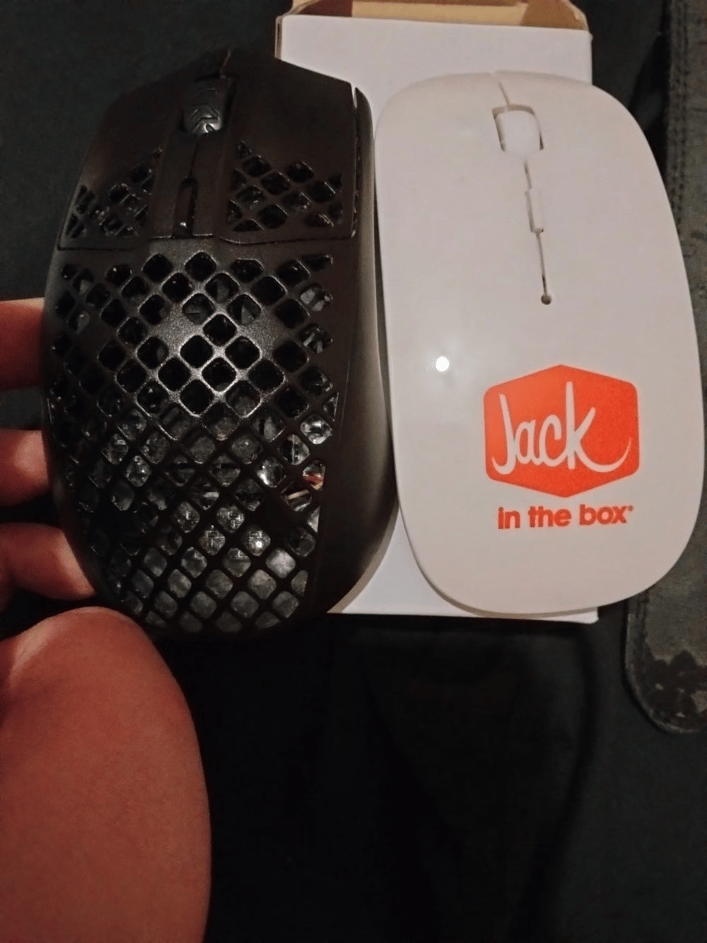 BNOB Jack in the Box promotional wireless mouse