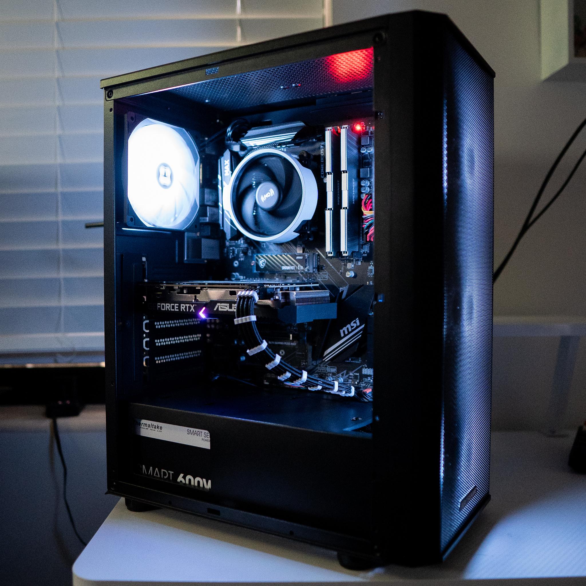 ⛈️❄️ | NVIDIA RTX 3060 12GB | RYZEN 5 3500X | 16GB DDR4 RAM | 1TB NVME SSD | Arctic Snow