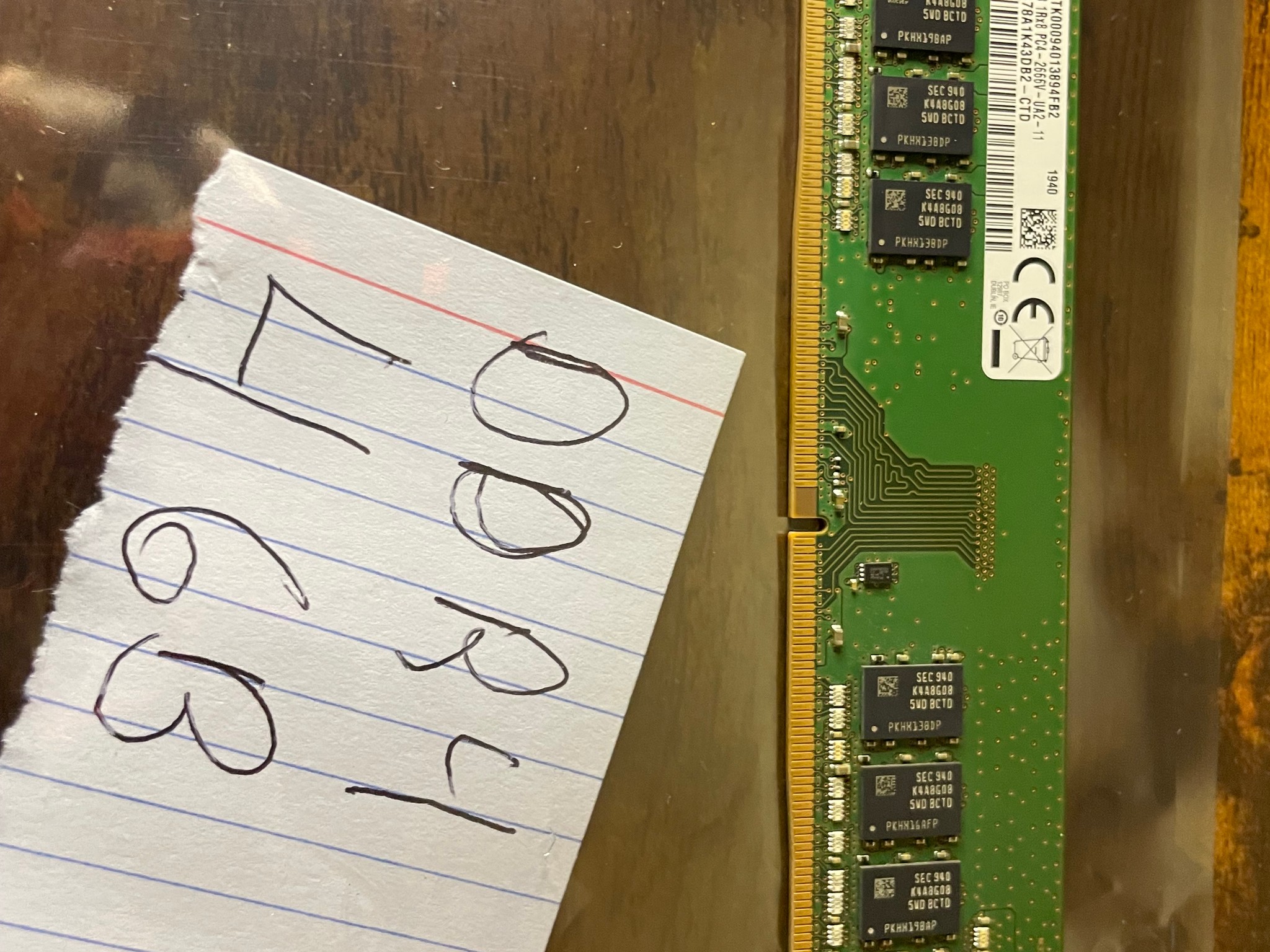 Samsung M393A1G40DB0-CPB 8GB