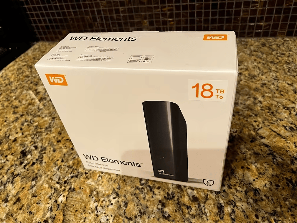 BNIB WD Elements 18TB external harddrive