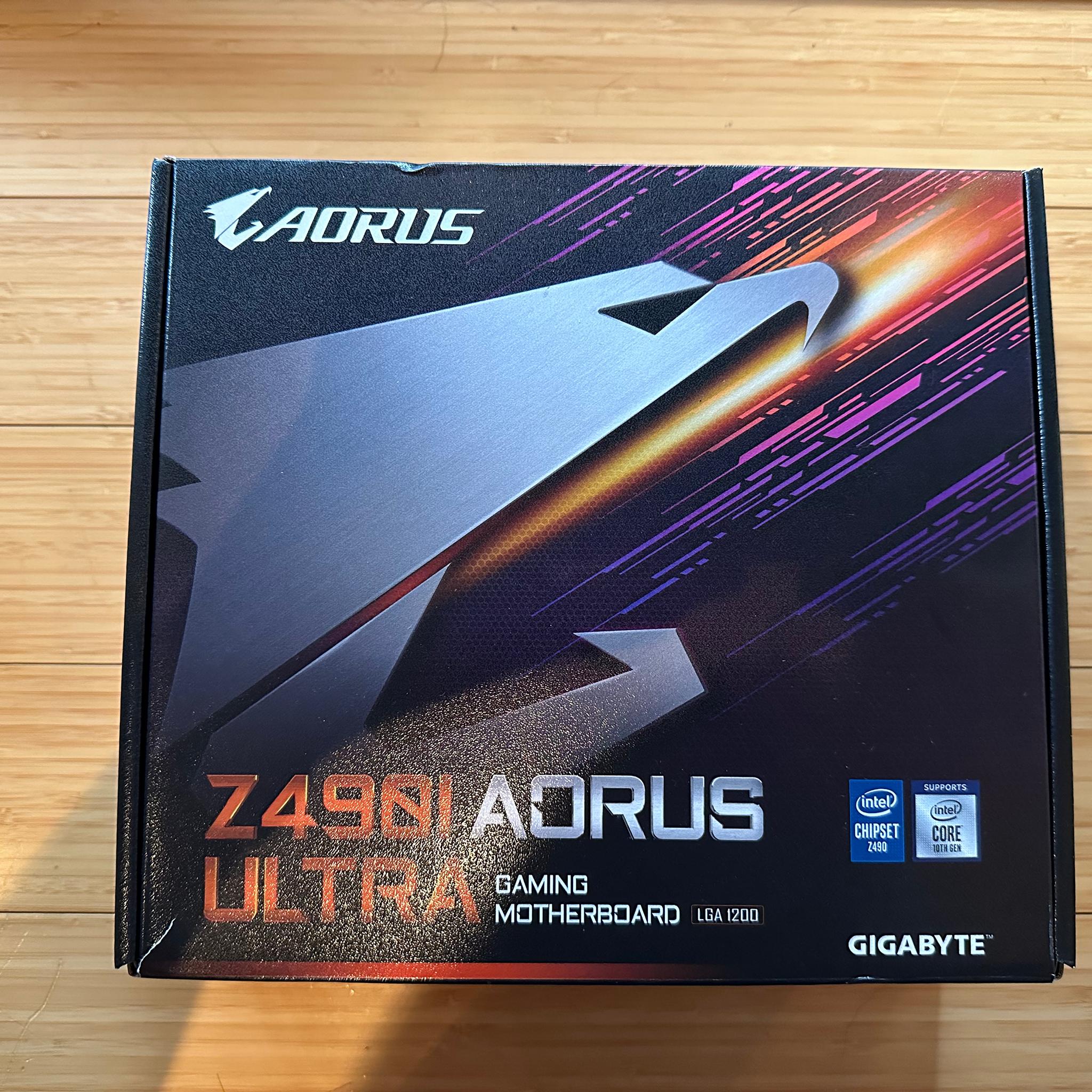 Gigabyte Z490I AORUS ULTRA Mini ITX LGA1200 Motherboard (Lightly Used, In Box)