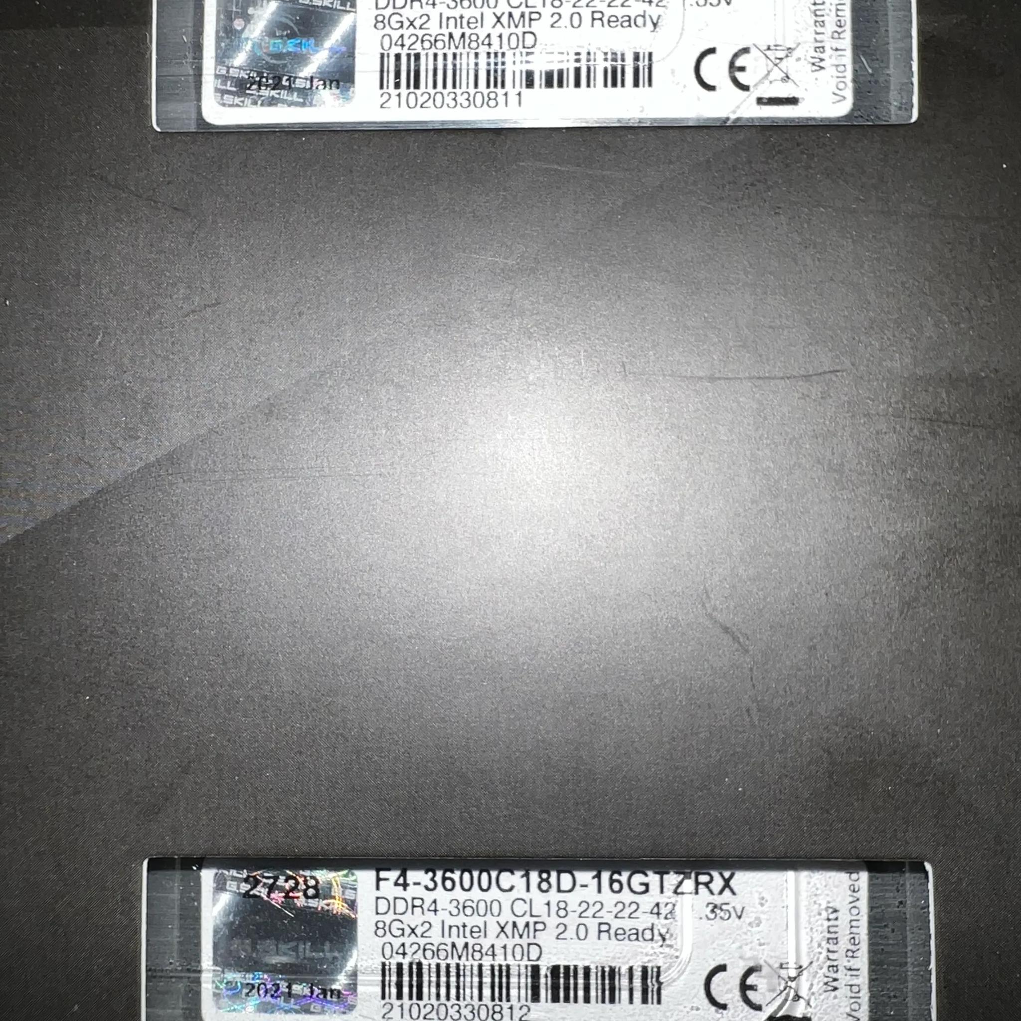 G.SKILL TRIDENTZ RGB  2x8 DDR4-3600