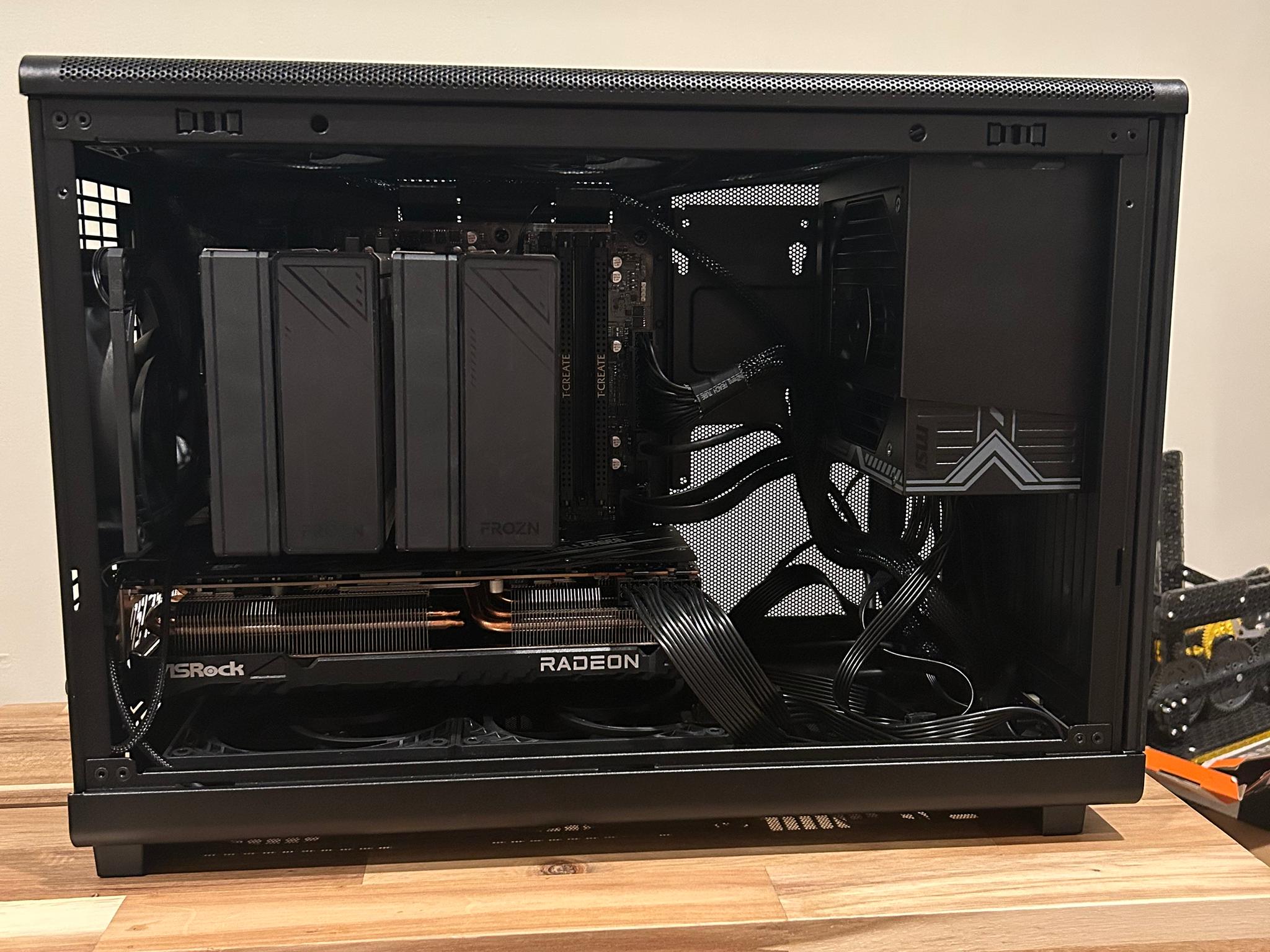 𝙉𝙞𝙣𝙟𝙖 - Small 1440p Silent Monster - 7600X/7800 XT/32 GB DDR5/1 TB SSD/W11 Pro