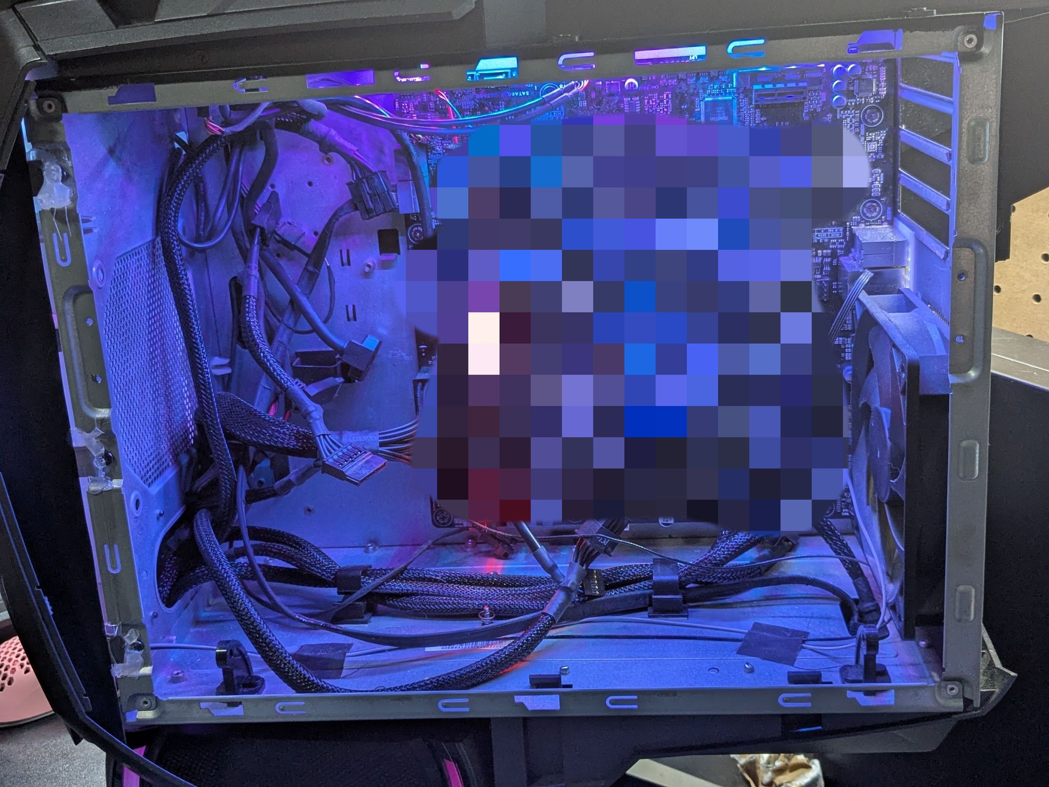 MSI MEG Aegis Ti5 Case and SFX Power Supply - Super Unique - Poor Condition