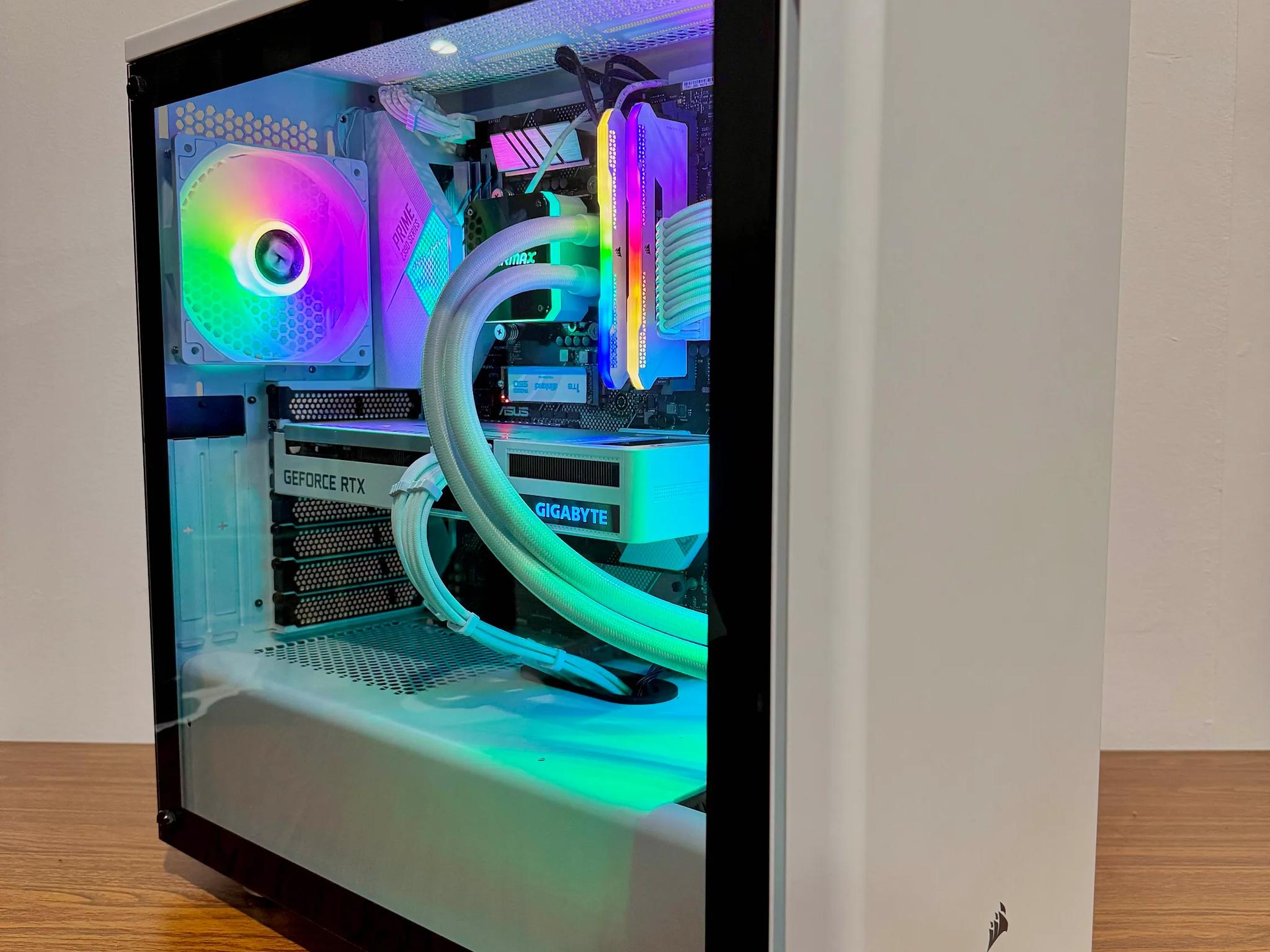 Whiteout Gaming PC ❄️ | i7-9700K + RTX 3060Ti | Fast, Stylish, Battle-Ready