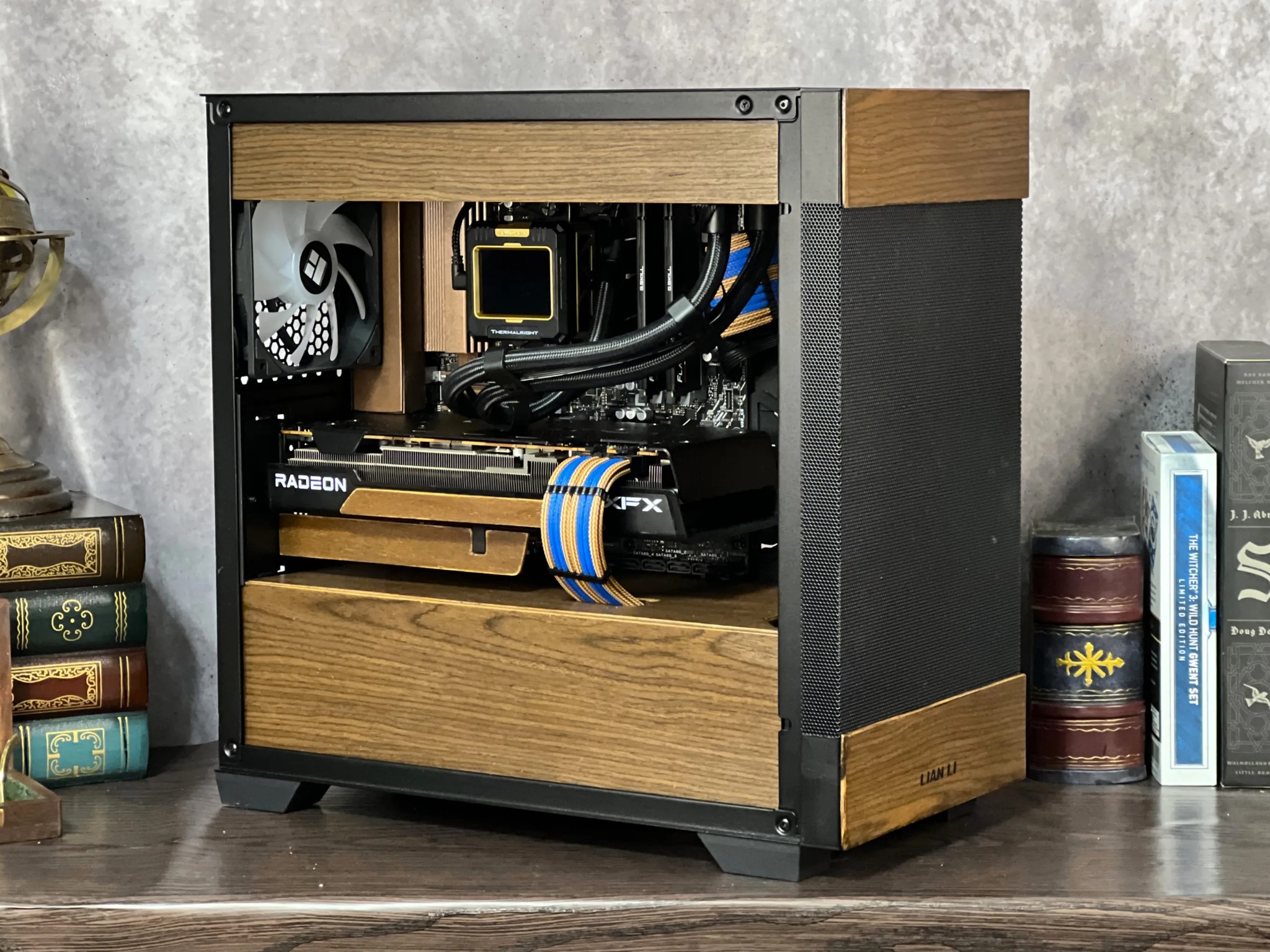 Custom Gaming PC - 9600X, RX 7700 XT 12GB, 32GB DDR5, 2TB Gen 4 NVMe, real walnut panels