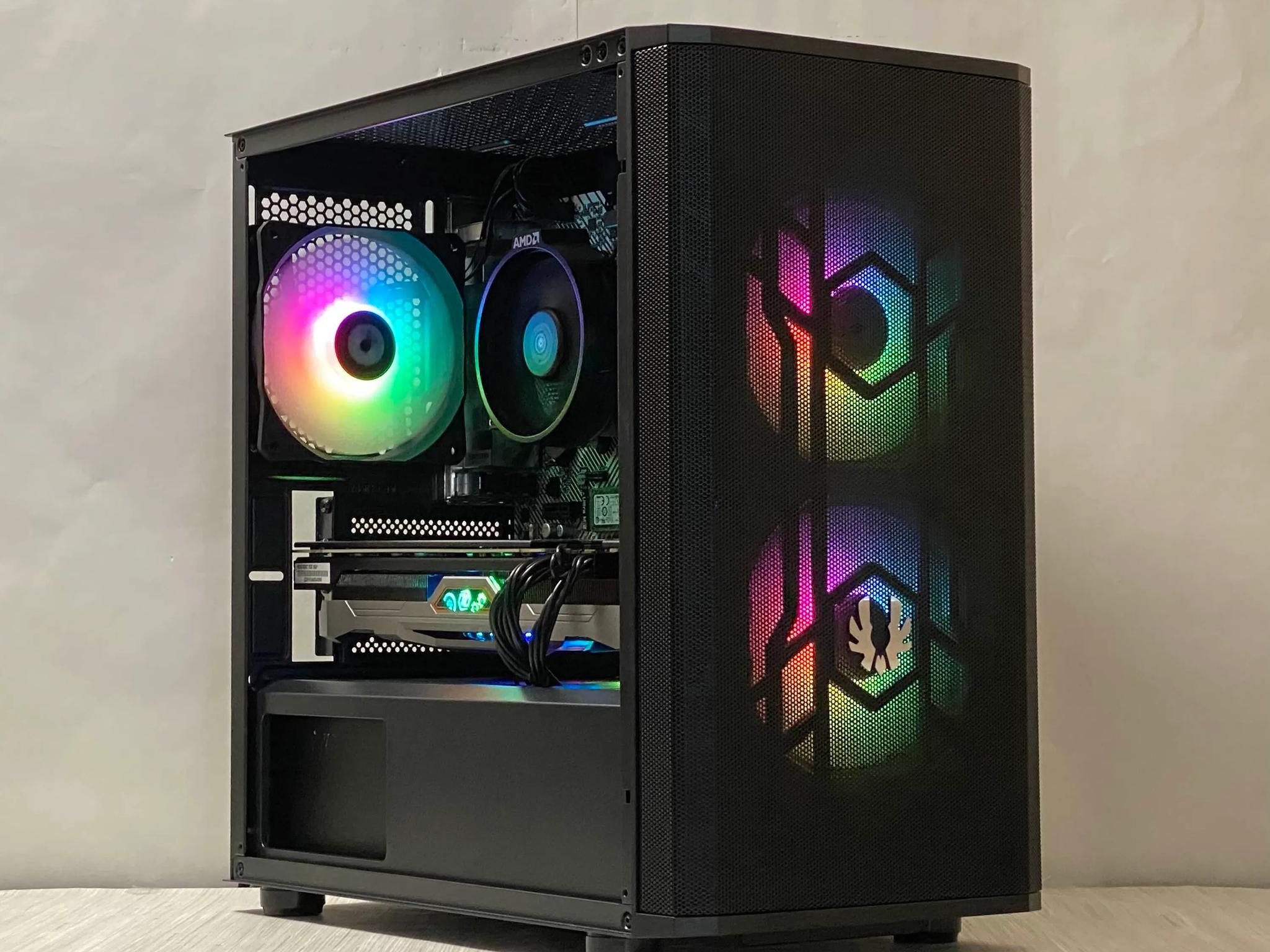 ゲーミングPC Ryzen 5 3600/5700XT/16GB/512GB RX 5700 XT, Ryzen 5 3600, 16GB DDR4, 512GB NVMe SSD, WiFi - Gaming