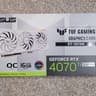 ASUS TUF Gaming GEFORCE RTX 4070 Ti SUPER BTF Edition White