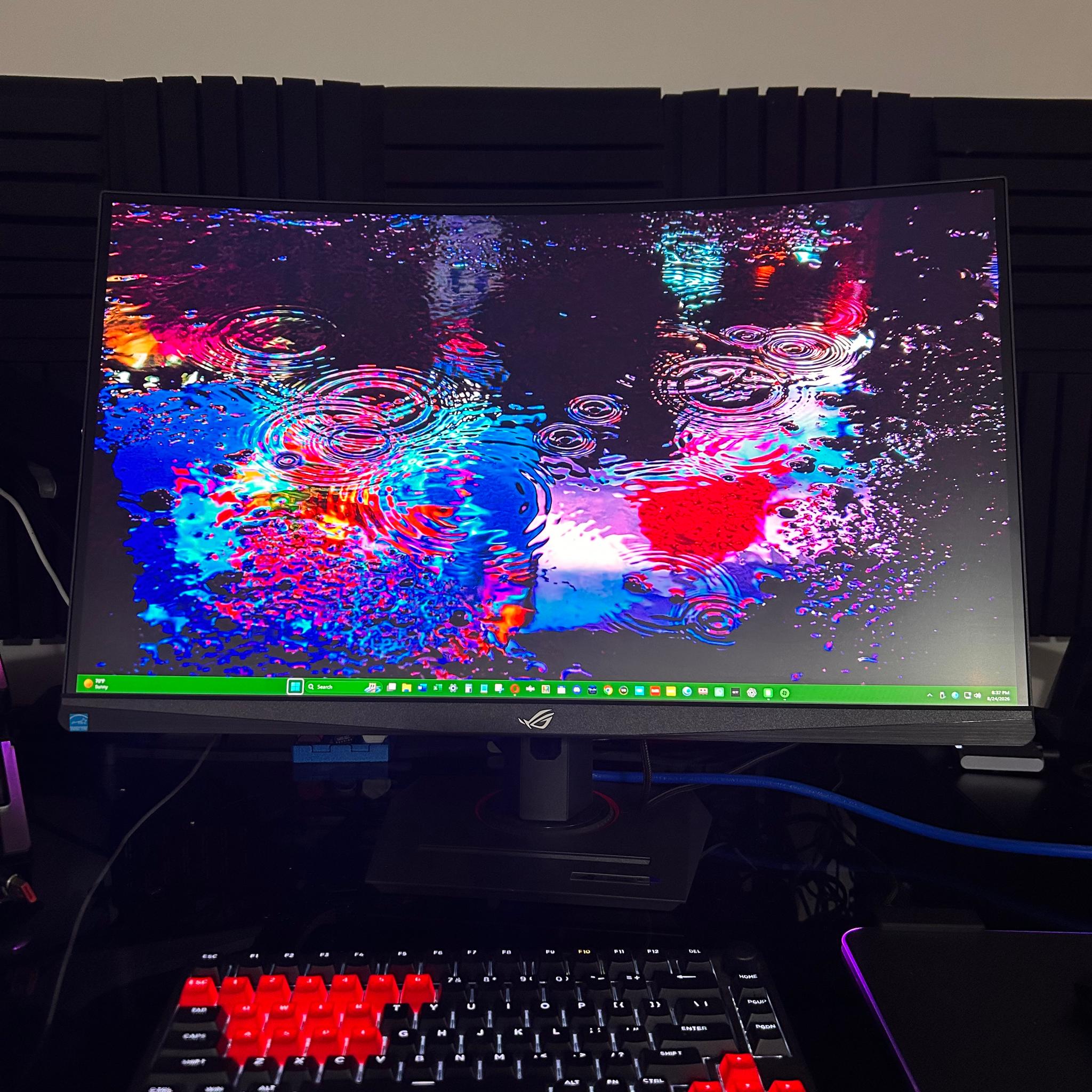ASUS ROG Strix  27" 2K QHD (2560 x 1440) 180Hz Curved Screen Gaming Monitor (XG27WCS)