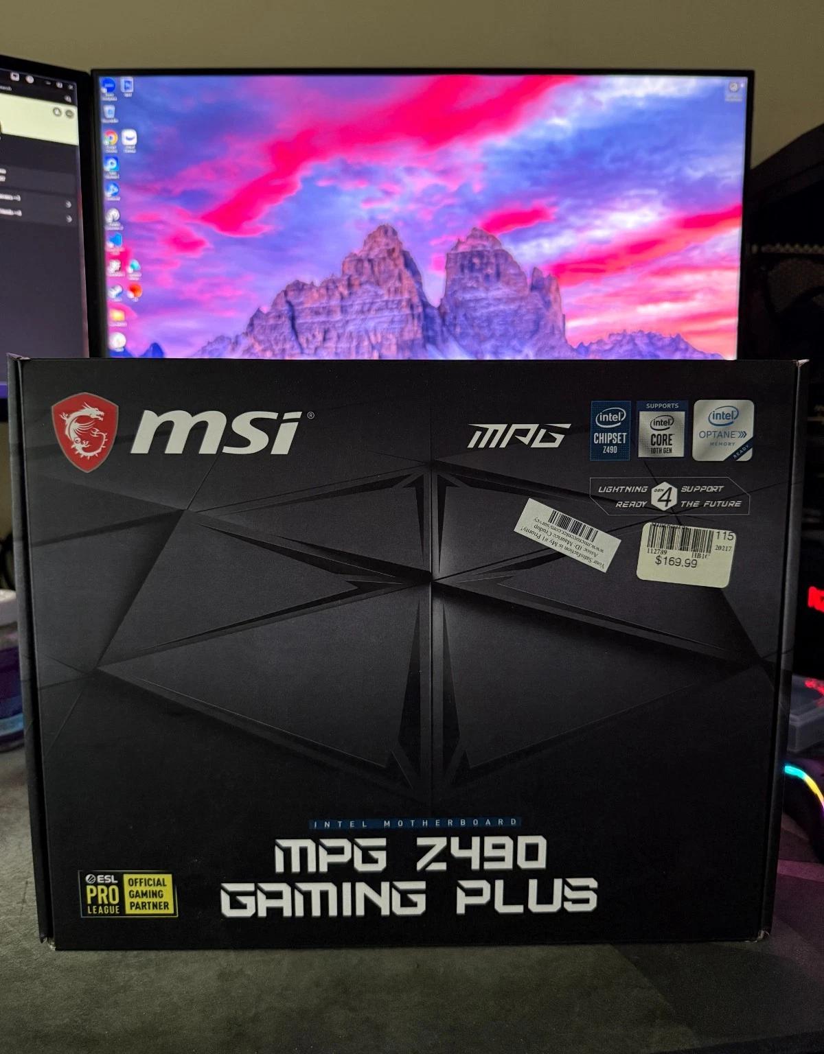 MSI MPG Z 490 Gaming plus Motherboard