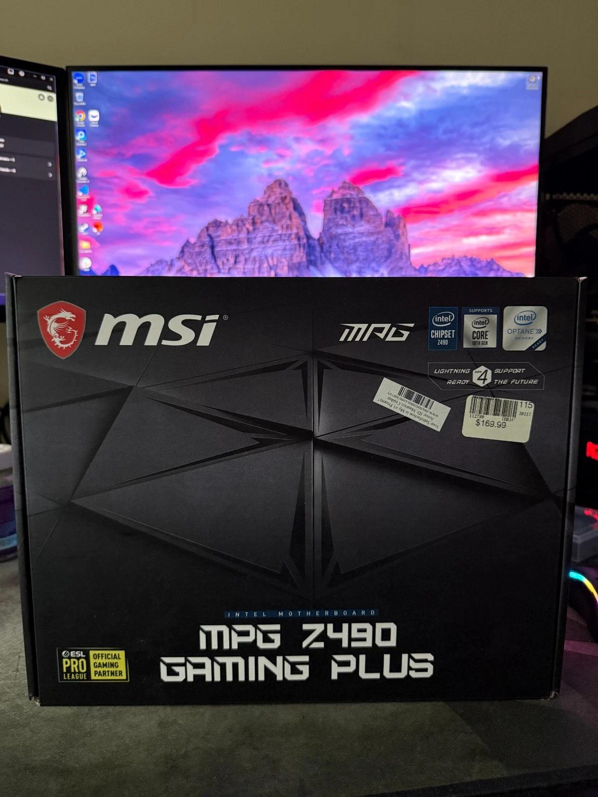 MSI MPG Z 490 Gaming plus Motherboard