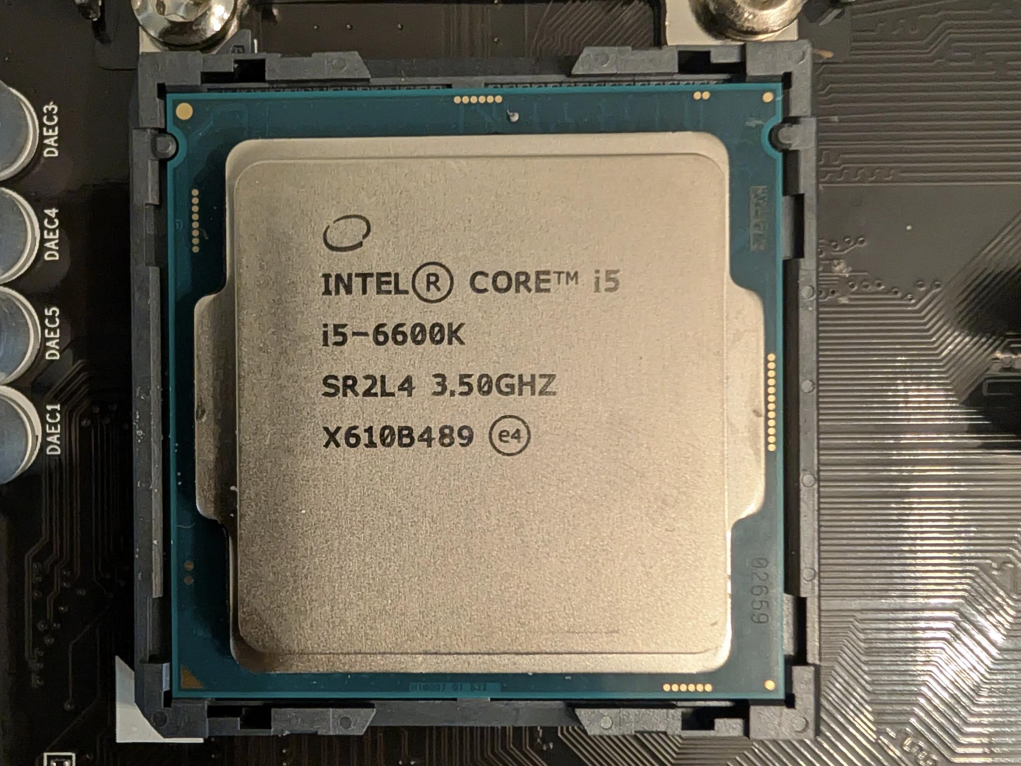 Gigabyte GA-Z170-HD3P MOBO, Intel i5-6600K CPU, Ballistix Sport 16GB (2x8GB) DDR4 2400MHz Memory