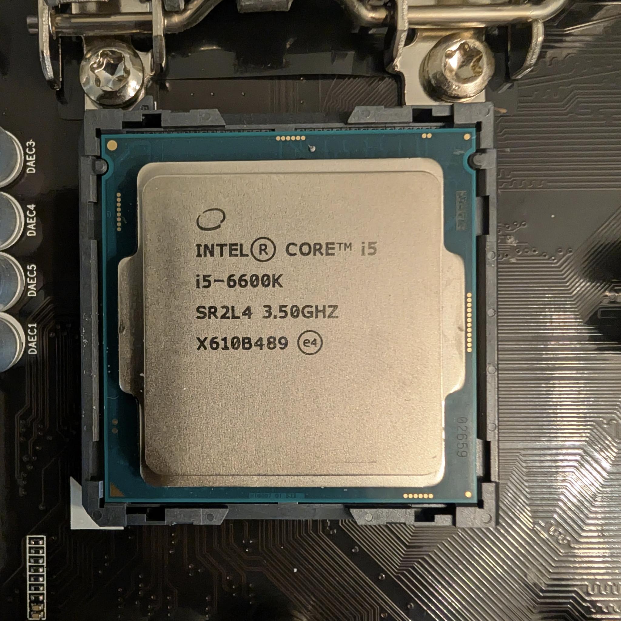 Gigabyte GA-Z170-HD3P MOBO, Intel i5-6600K CPU, Ballistix Sport 16GB (2x8GB) DDR4 2400MHz Memory