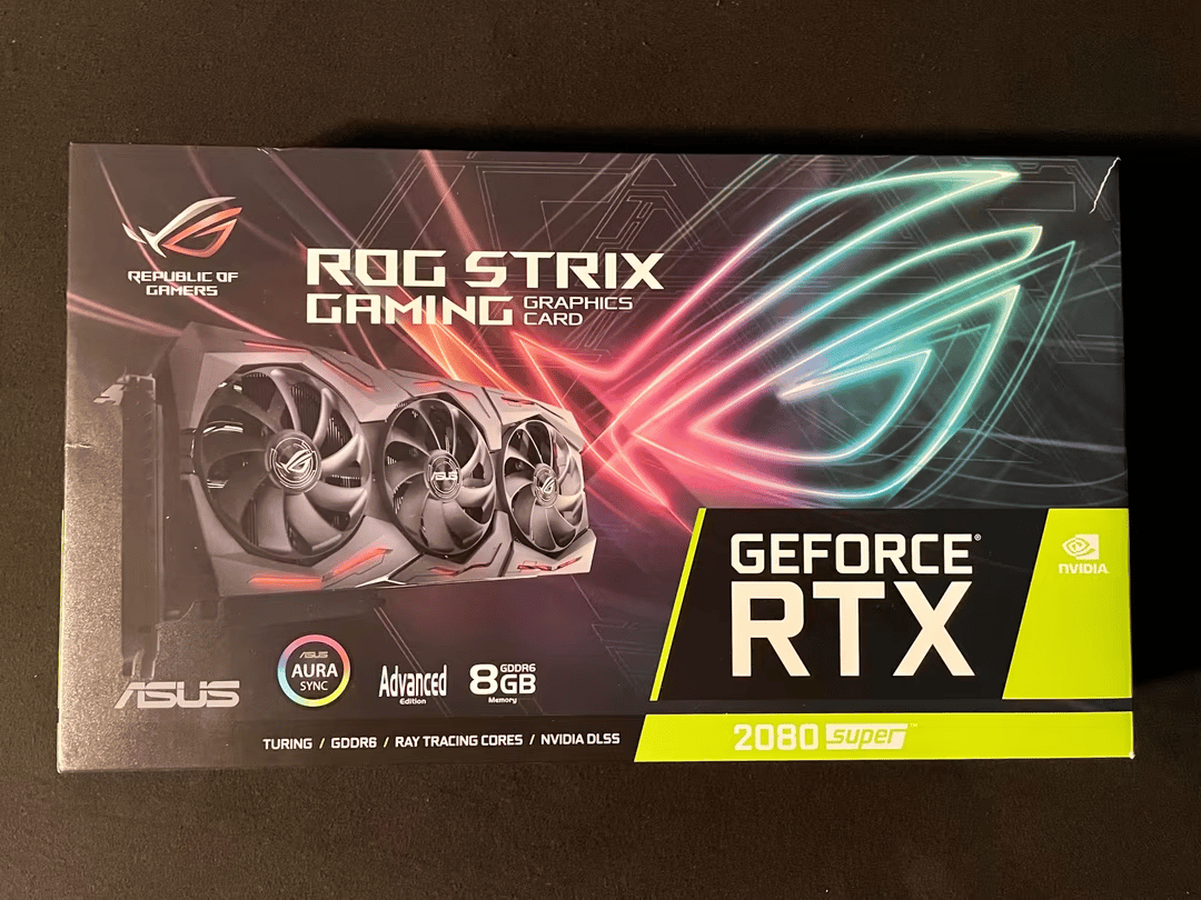 ASUS ROG Strix GeForce RTX 2080 Super Advanced Overclocked 8G GDDR6 (Used/ Like New Condition)