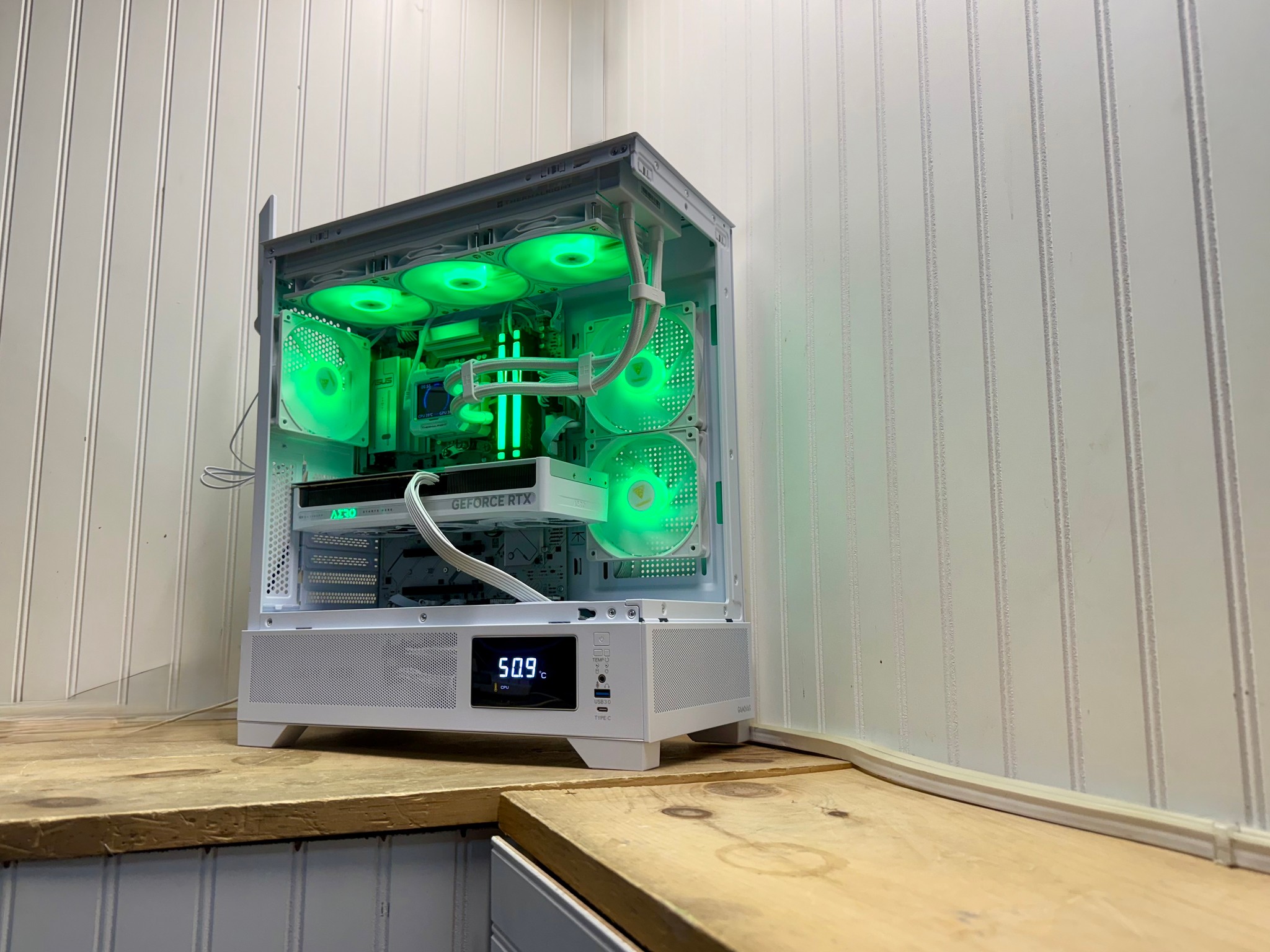 ⚡ FROST TITAN – RTX 5080 + Ryzen 7 9800X3D | 360mm AIO | 32G DDR5 FLAGSHIP 4K GAMING BEAST ⚡