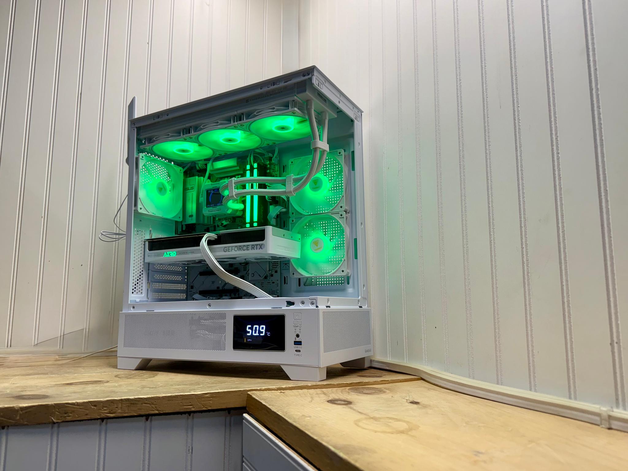 ⚡ FROST TITAN – RTX 5080 + Ryzen 7 9800X3D | 360mm AIO | 32G DDR5 FLAGSHIP 4K GAMING BEAST ⚡