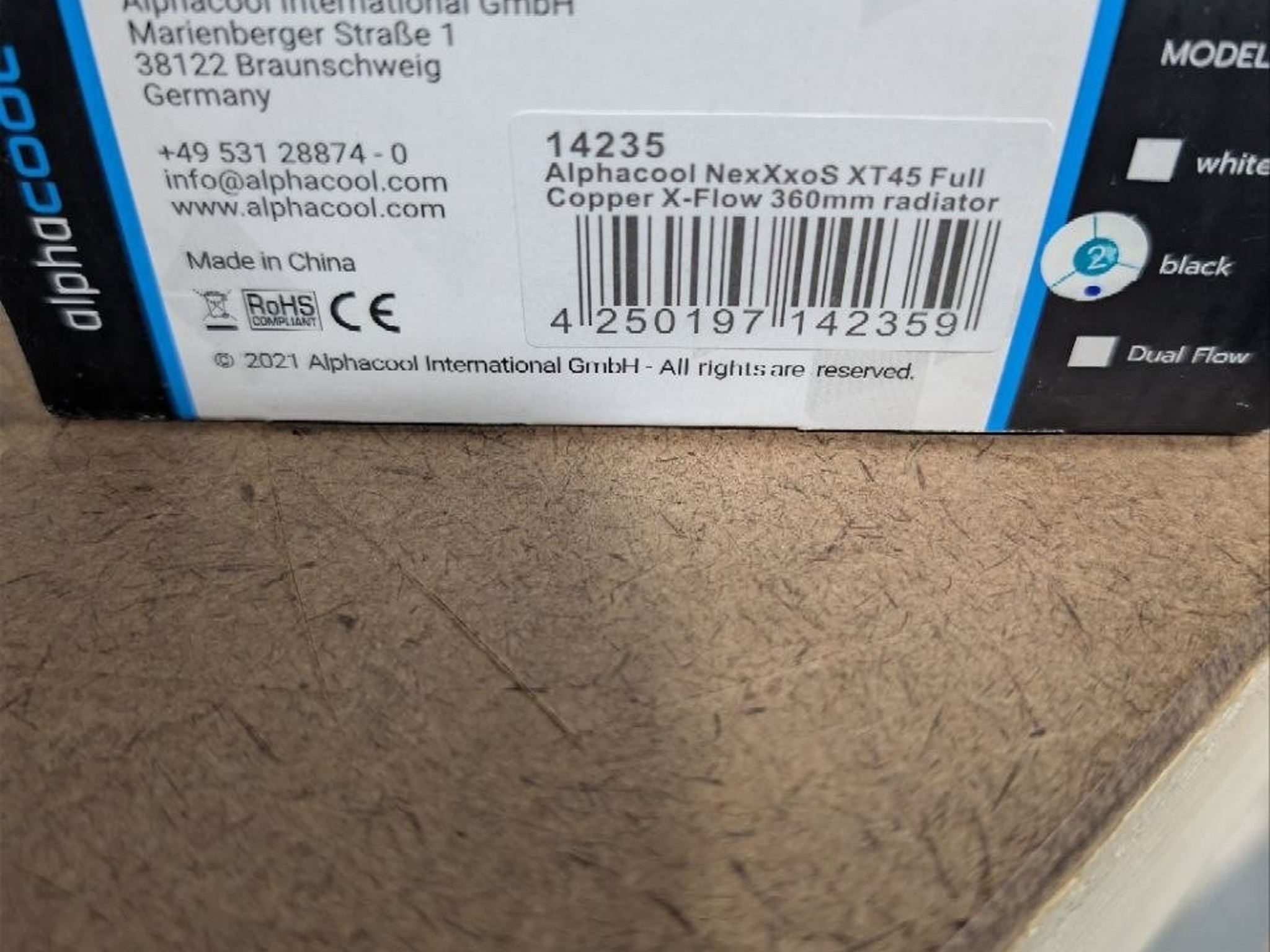 Alphacool NexXxoS XT45 Full Copper X-Flow 360mm Radiator (14235)