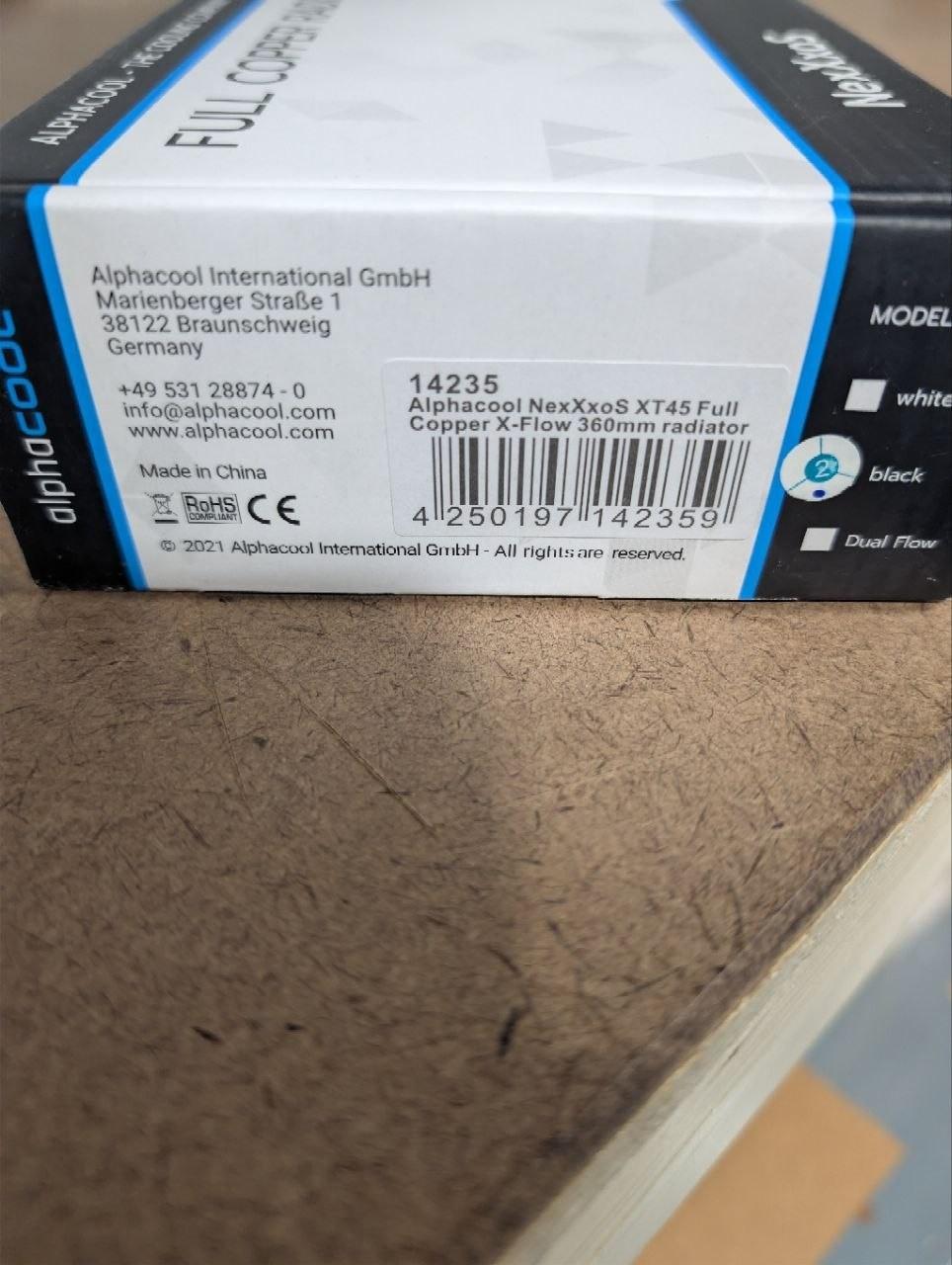 Alphacool NexXxoS XT45 Full Copper X-Flow 360mm Radiator (14235)