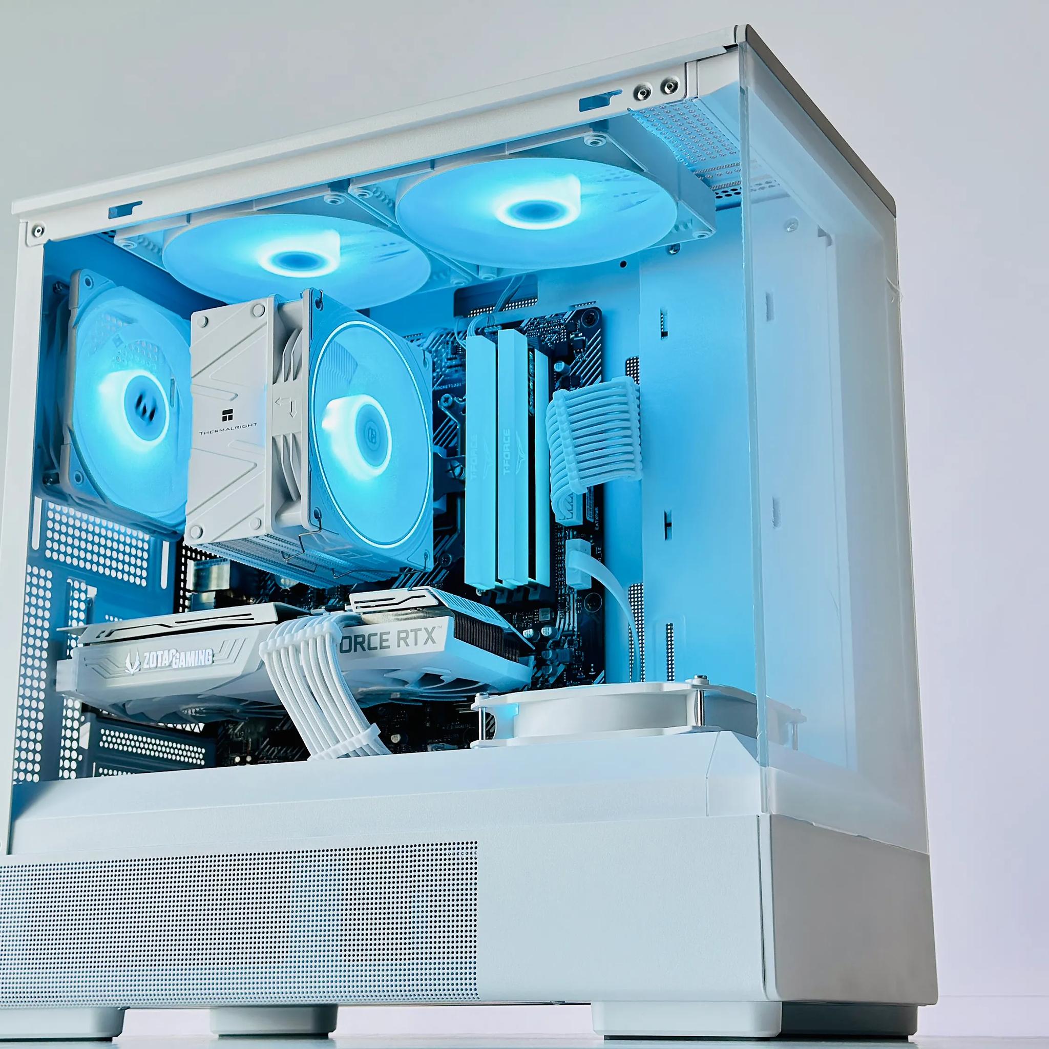 🤍🍏1080P/1440P Gaming PC❄️Nvidia RTX 3070 8GB❄️AMD Ryzen 5 5600 6 core❄️16GB DDR4❄️1TB NVME