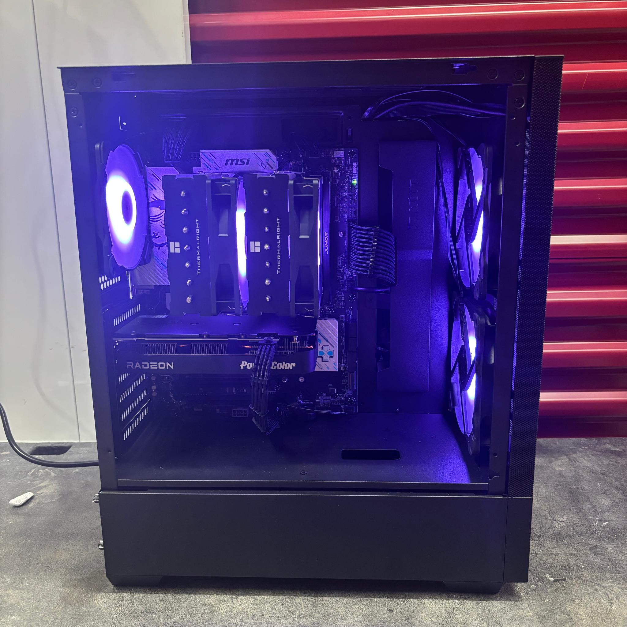 7600X3D+9060XT16GB 32GB DDR5 1TB SSD BUILD