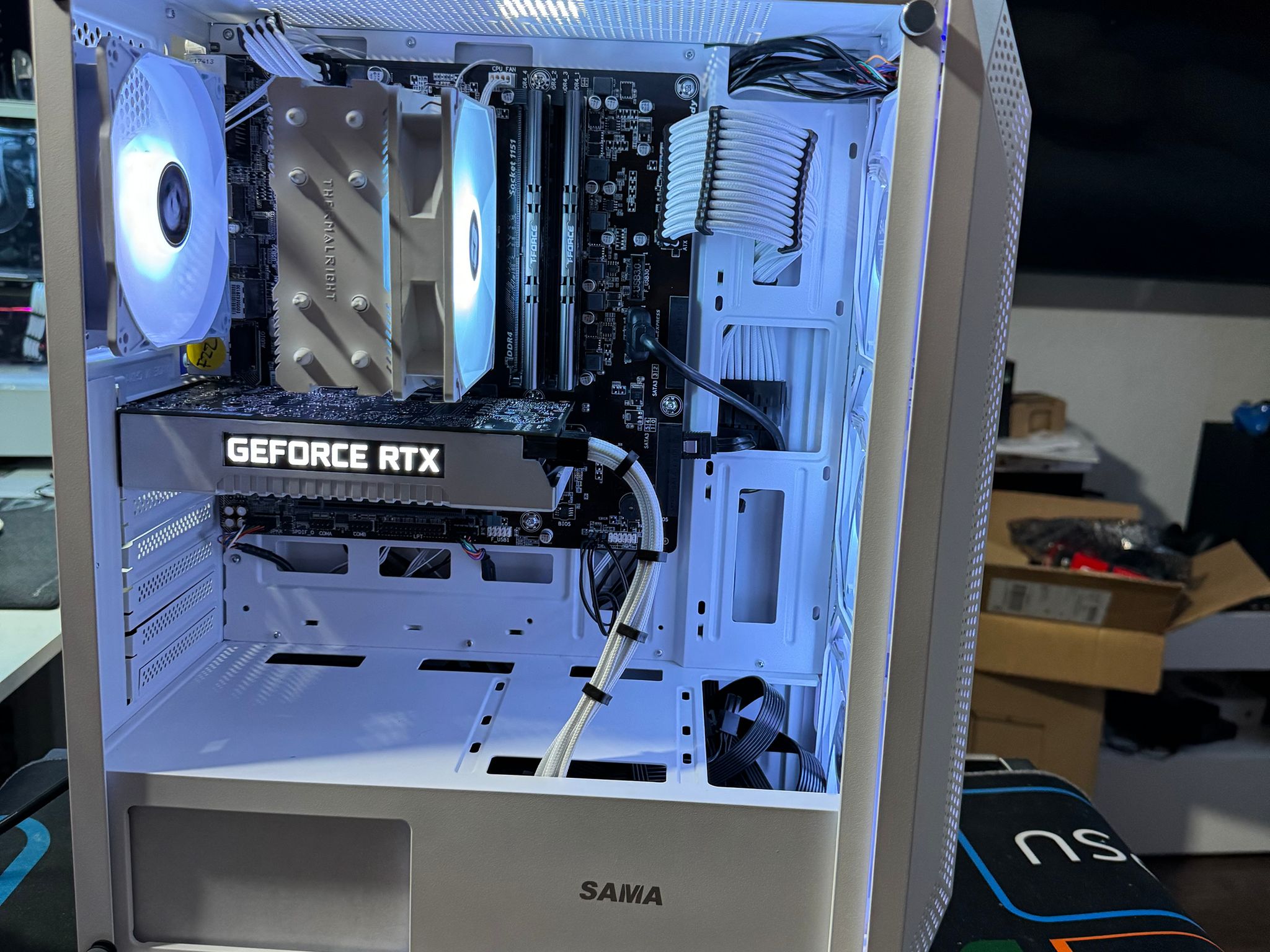 White N’ Black RTX Gaming PC - i5 6500 / RTX 2060