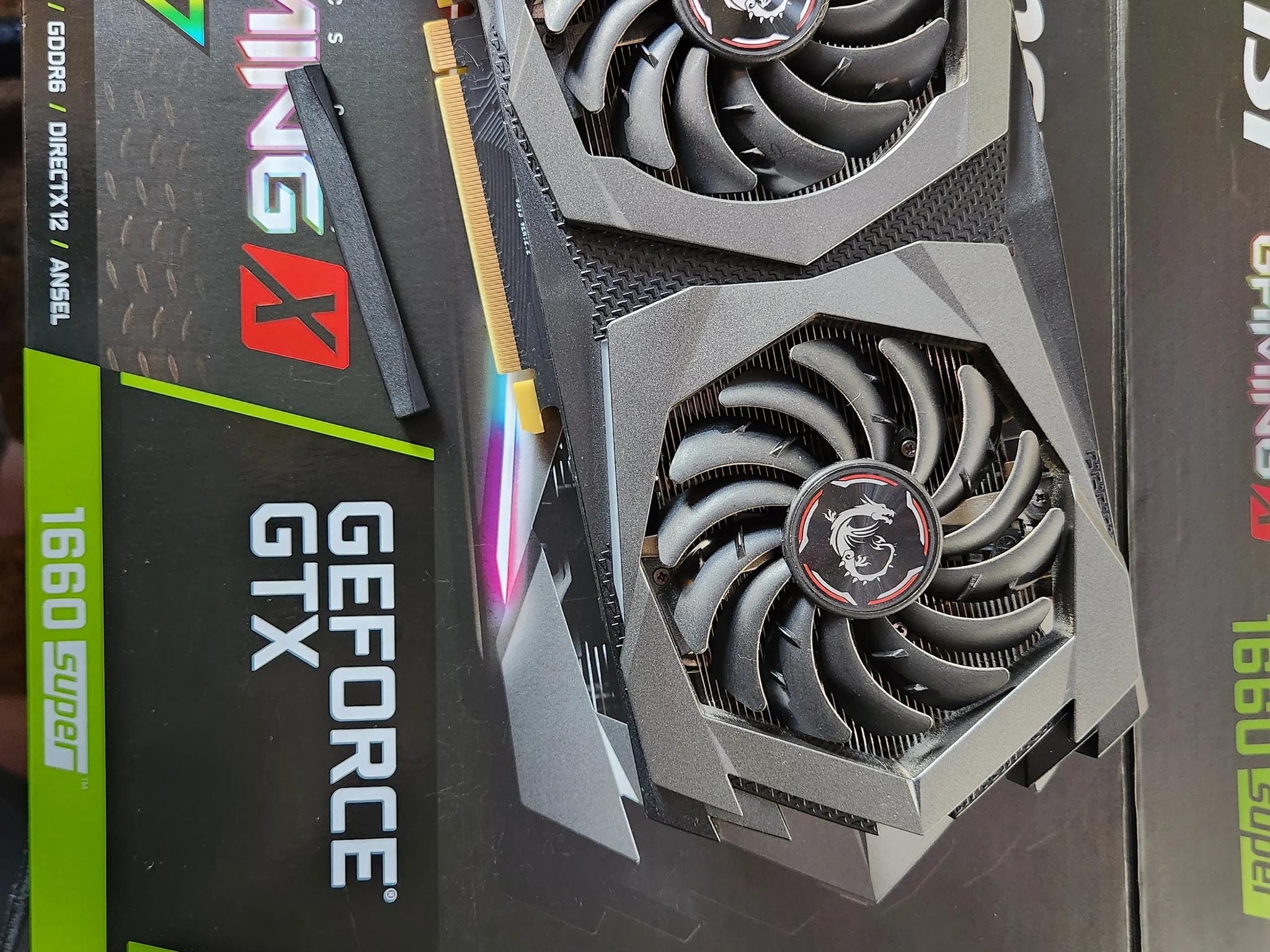 MSI Gaming GeForce GTX 1660 SUPER 6GB GDDR6 GTX 1660 SUPER GAMING X