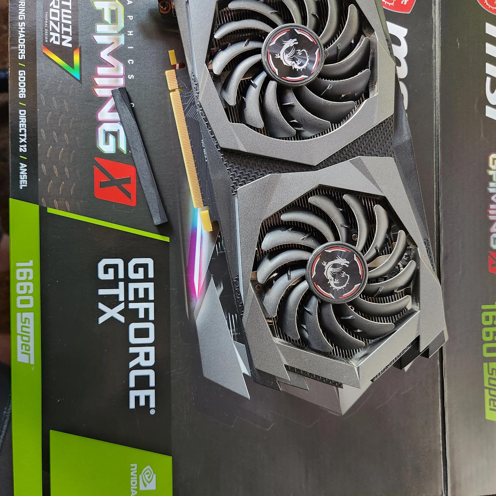 MSI Gaming GeForce GTX 1660 SUPER 6GB GDDR6 GTX 1660 SUPER GAMING X