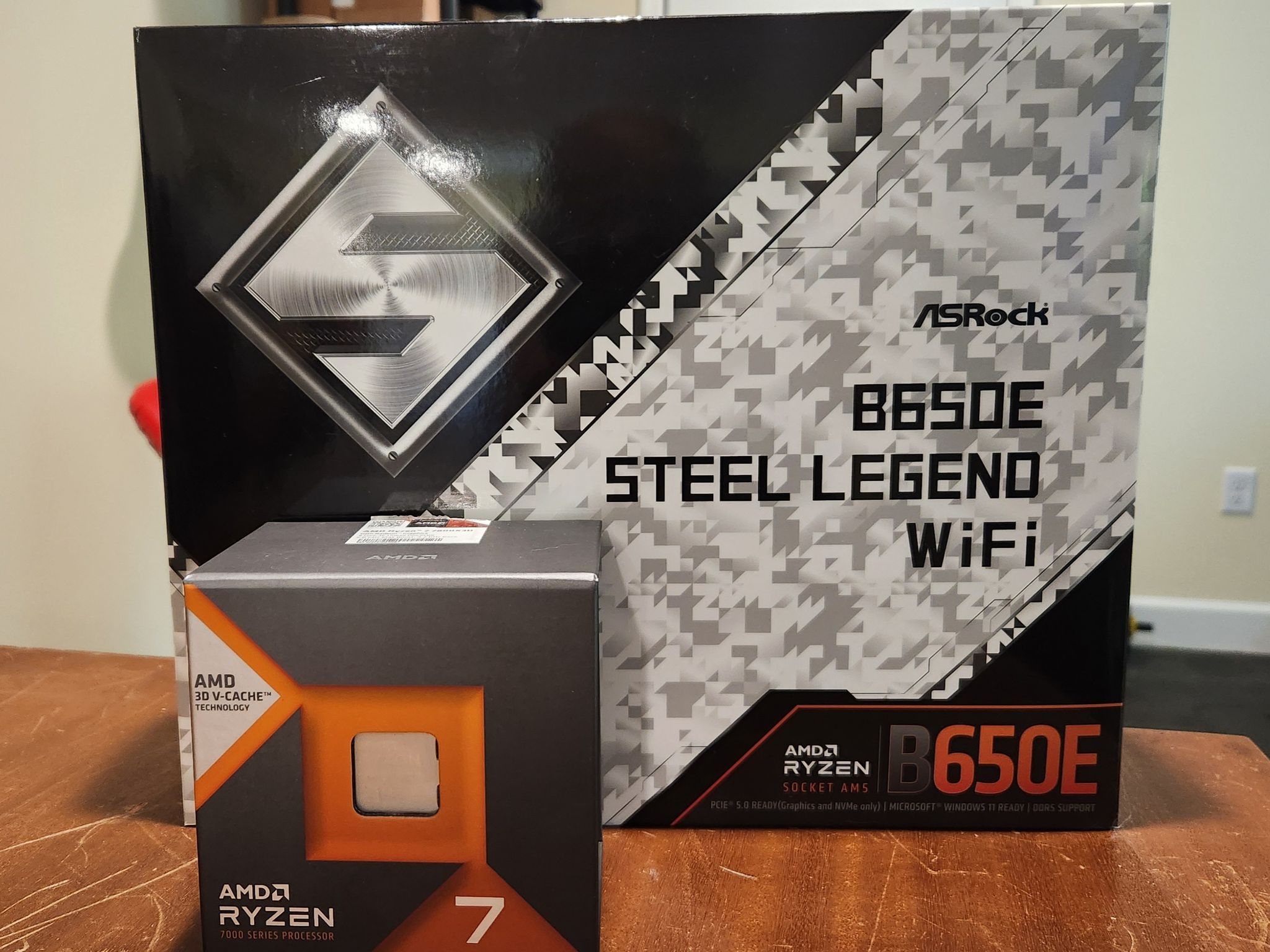 7800x3D + Asrock B650E Steel Legend Wifi