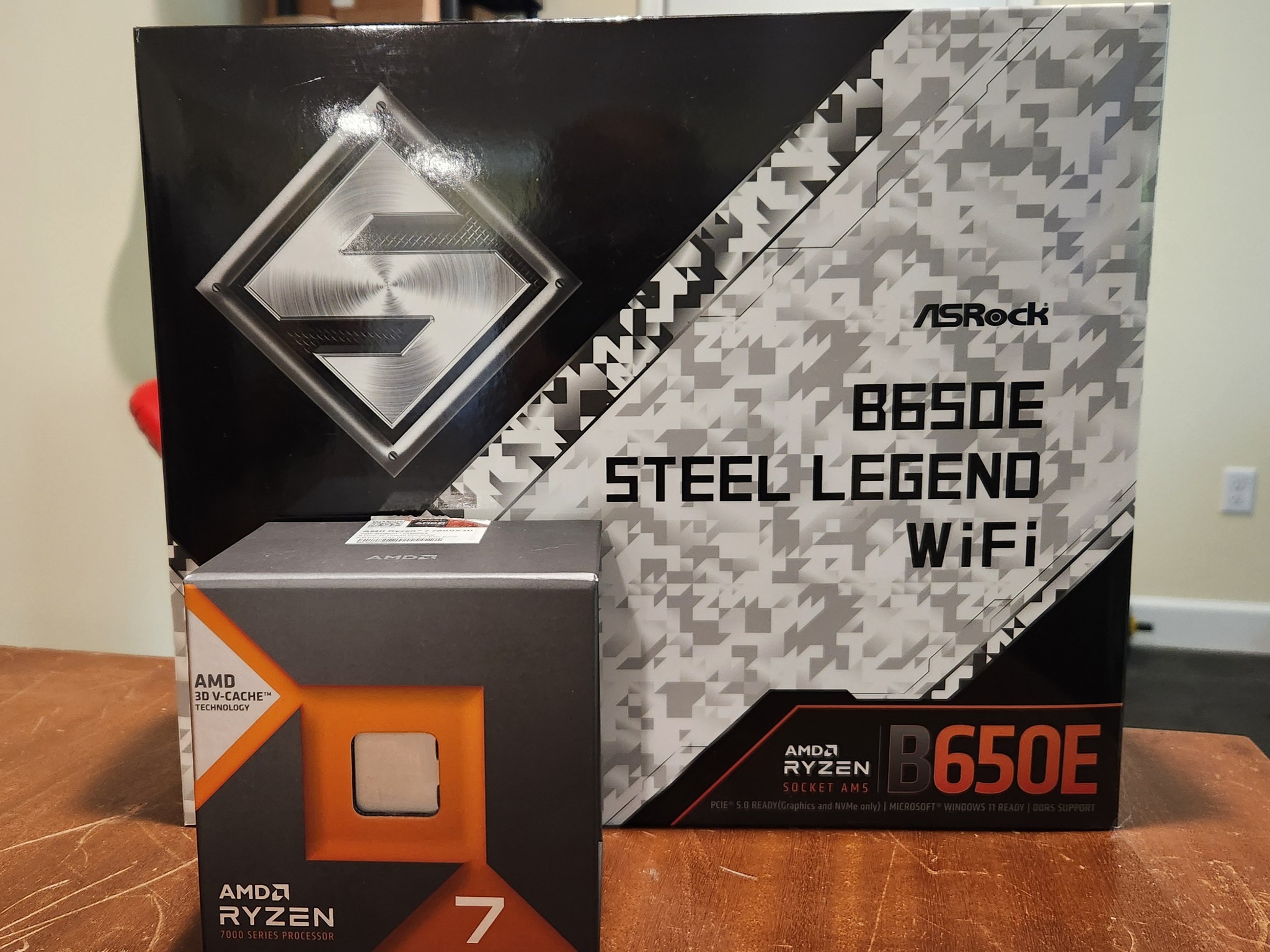 7800x3D + Asrock B650E Steel Legend Wifi