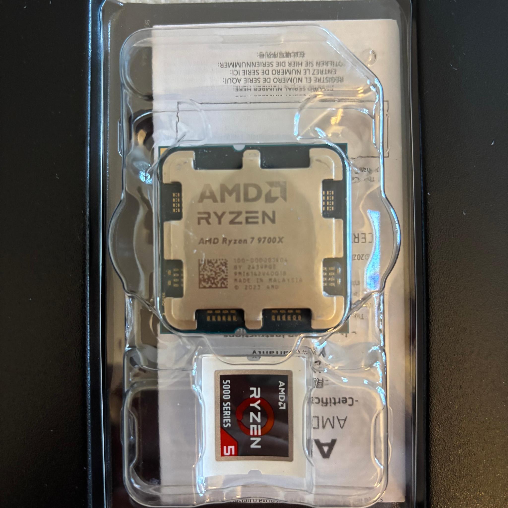 CPU Motherboard Bundle Ryzen 7 9700X Gigabyte B850m Motherboard