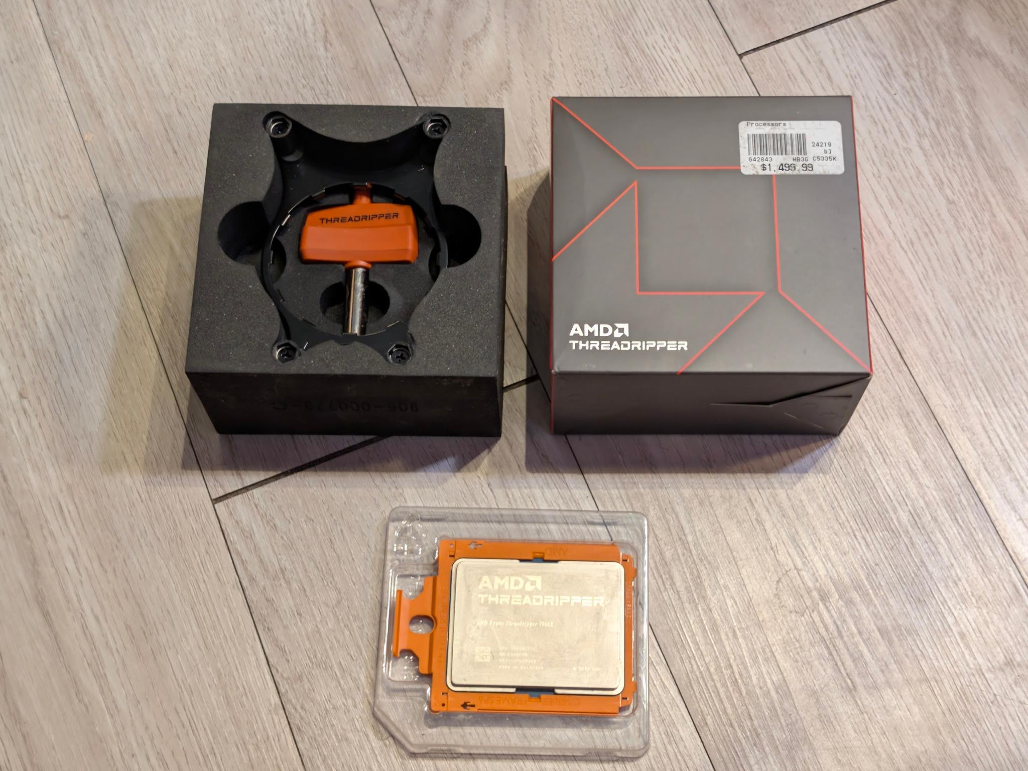 AMD Ryzen Threadripper 7960X Processor (Used - Retail Box)