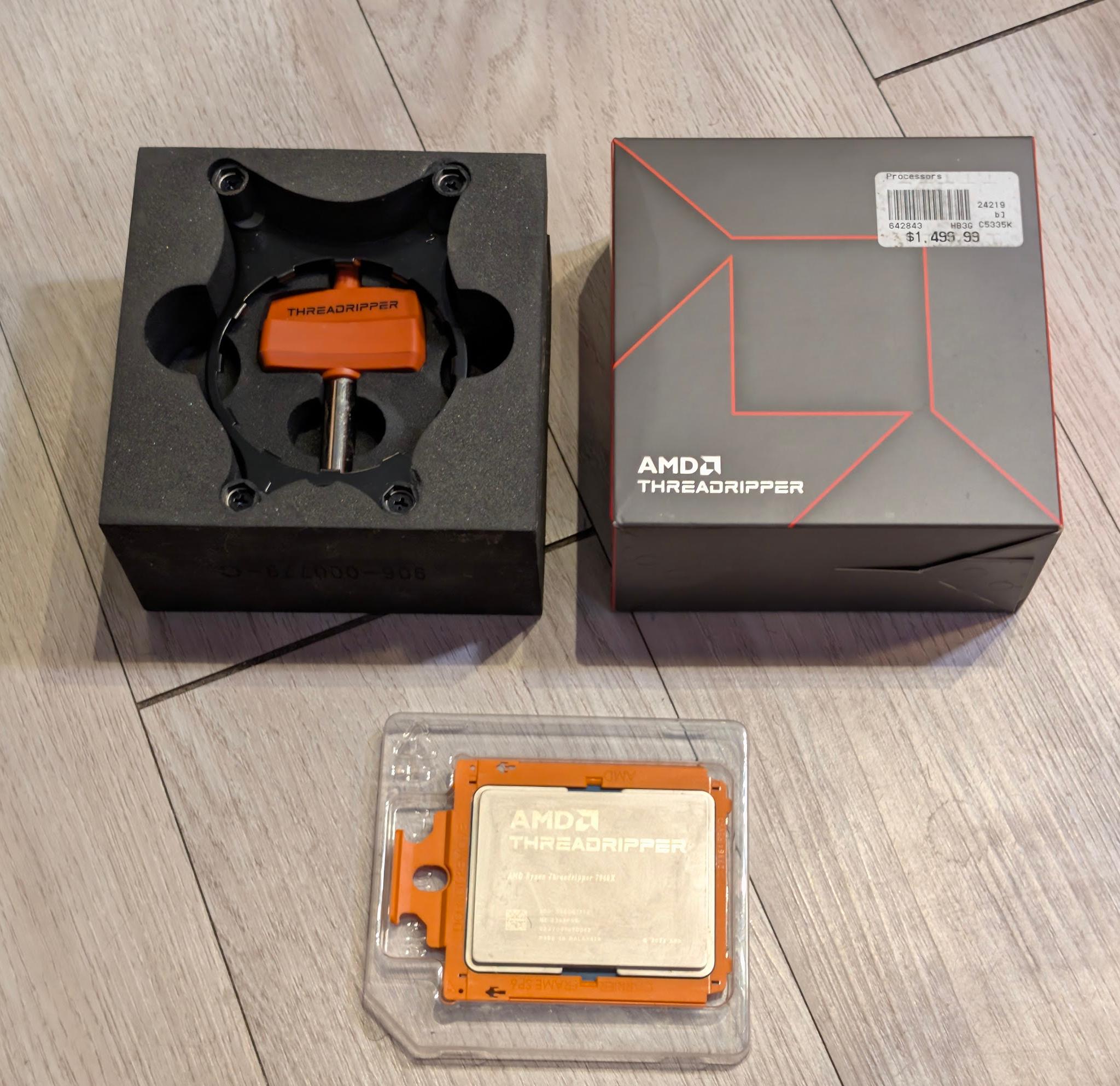 AMD Ryzen Threadripper 7960X Processor (Used - Retail Box)