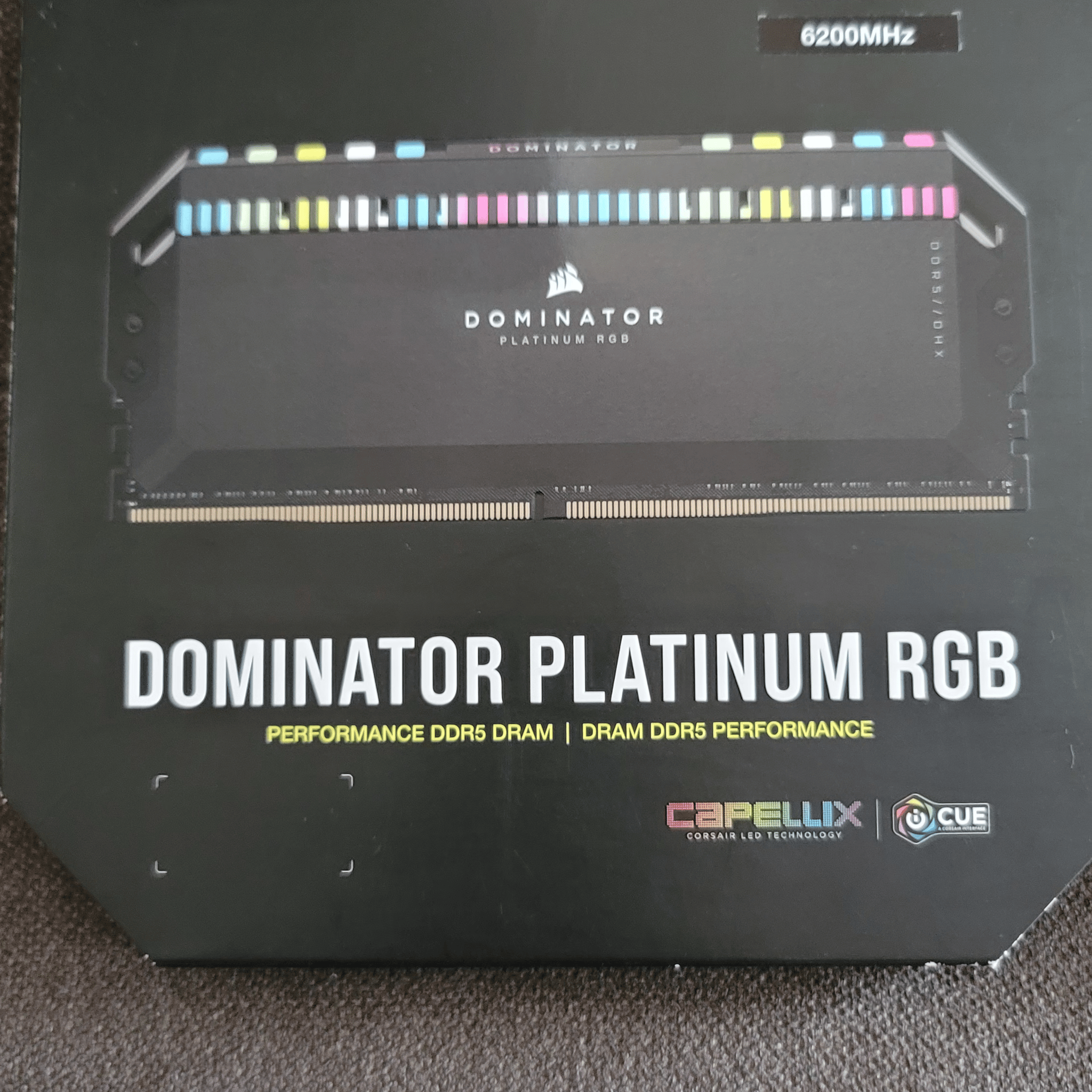 DDR5 6200mhz C36 Corsair Dominator Platinum RGB 32gb 2x16