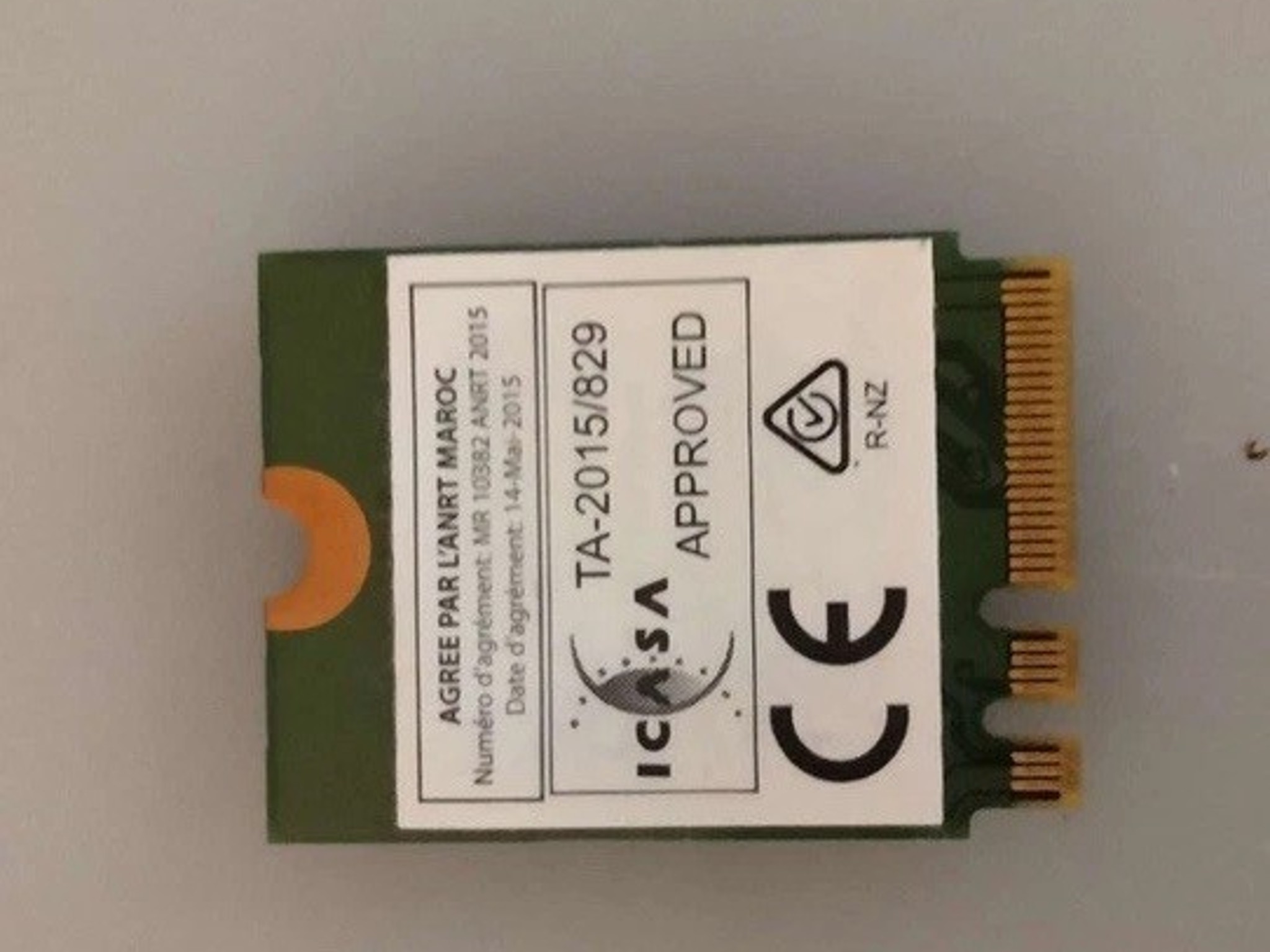 Qualcomm Atheros QCA9377 a/b/g/n/ac + BT 4.1 M.2 1630 A-E Key Mini Card QCNFA43